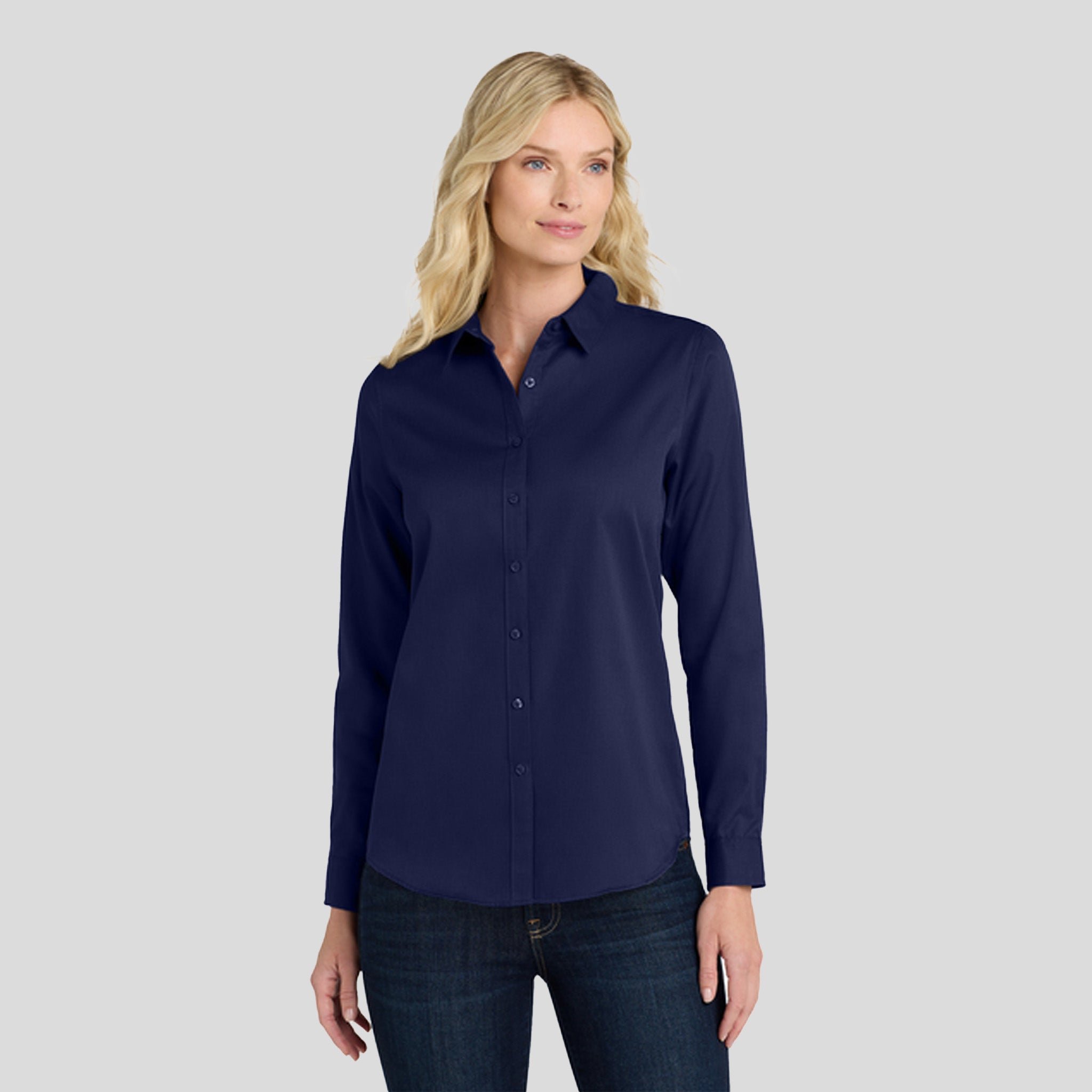 Women's Long Sleeve SuperPro React β’ | True Navy