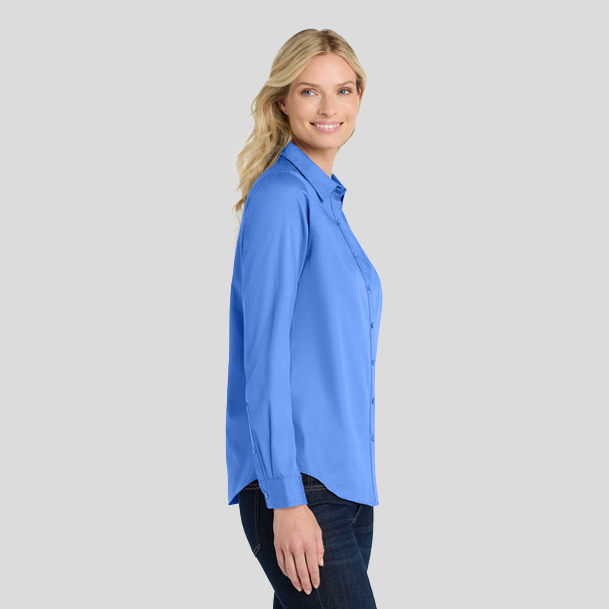 Women's Long Sleeve SuperPro React β’ | Ultramarine Blue