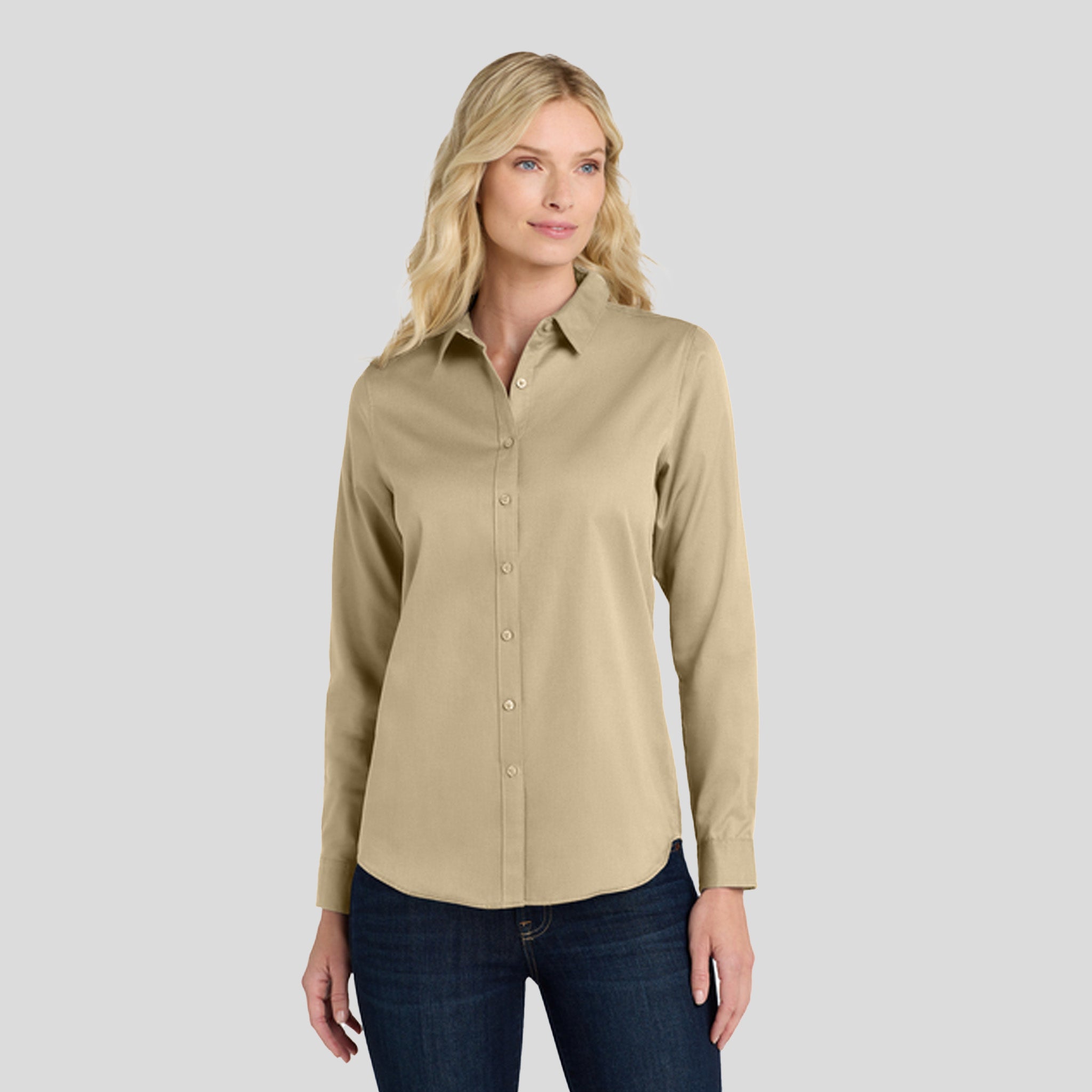 Women's Long Sleeve SuperPro React β’ | Wheat