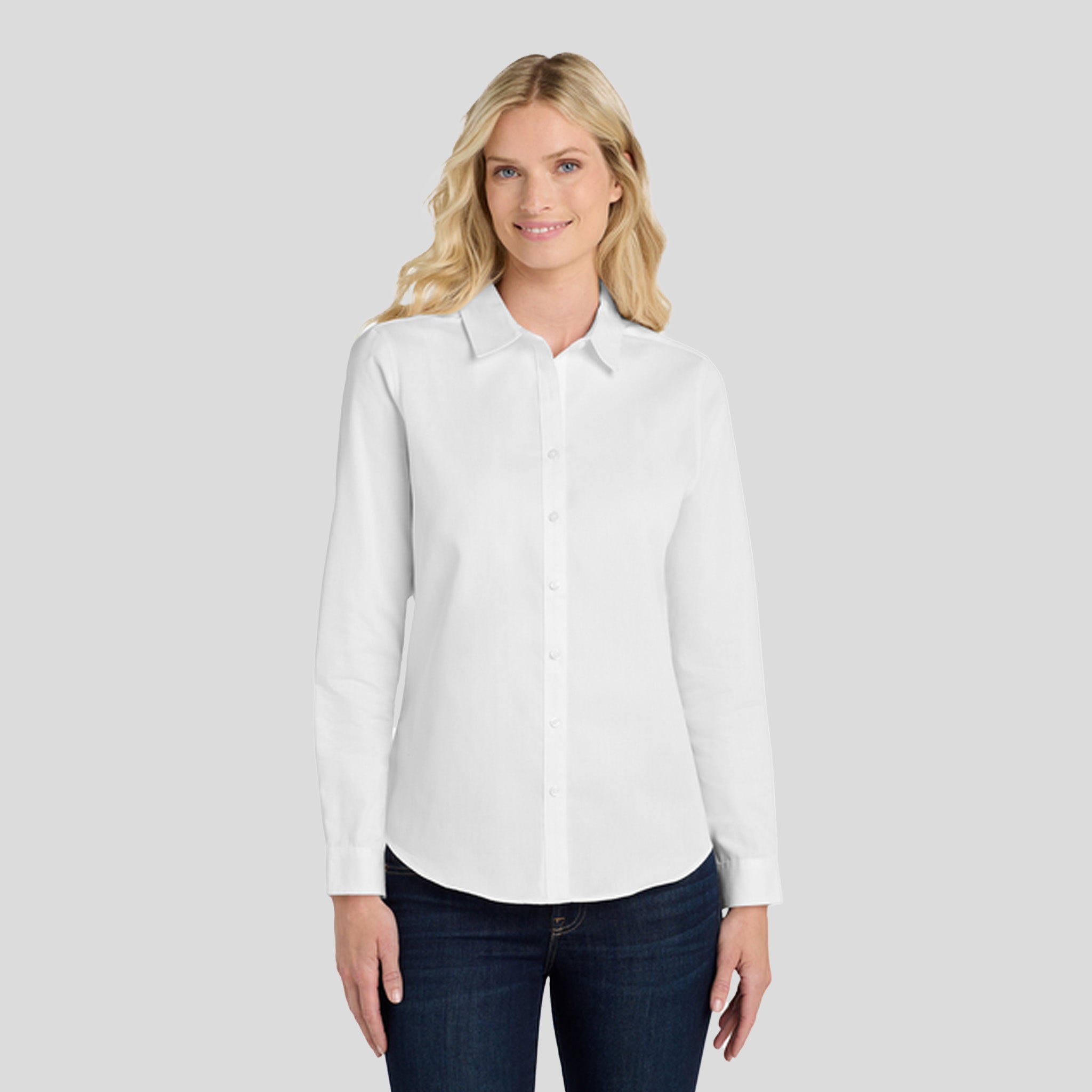Women's Long Sleeve SuperPro React β’ | White