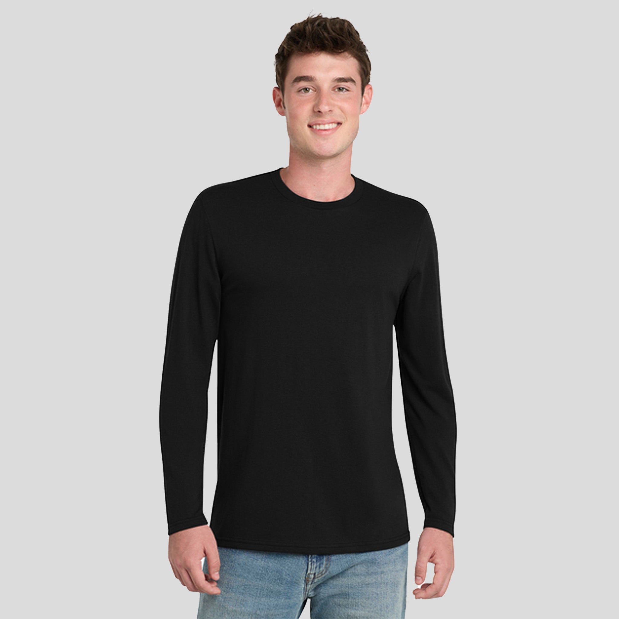 Tri-Blend Long Sleeve Tee | Black