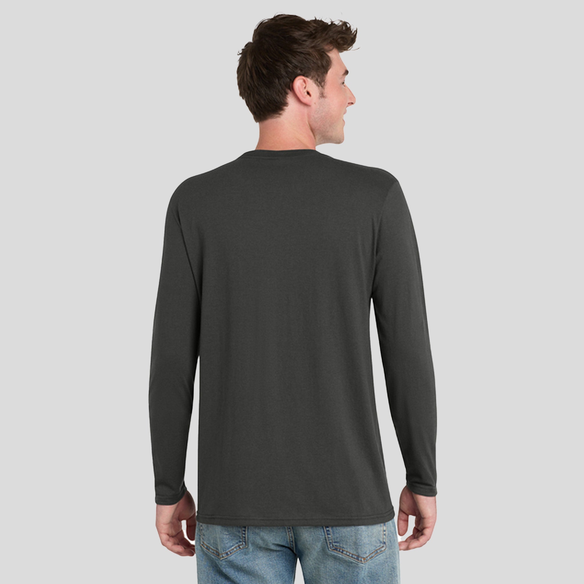 Tri-Blend Long Sleeve Tee | Coal Grey