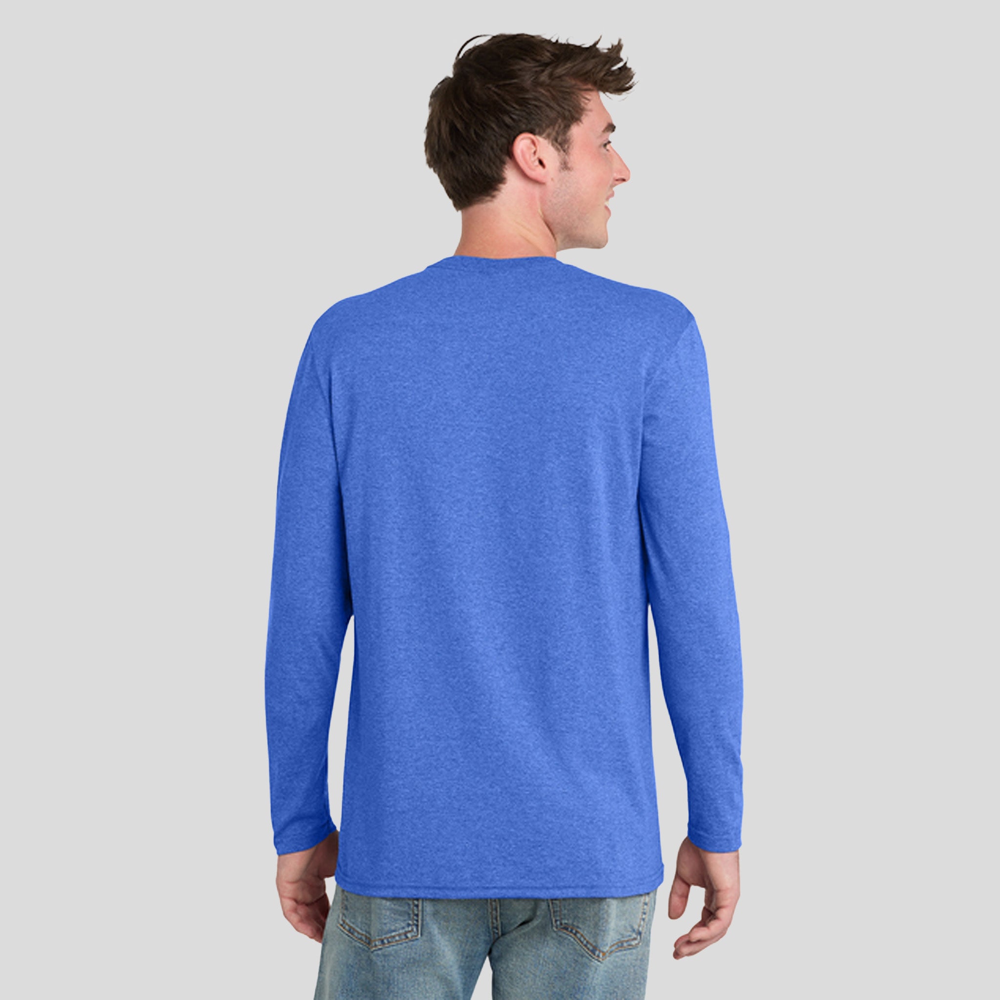 Tri-Blend Long Sleeve Tee | Heather Royal