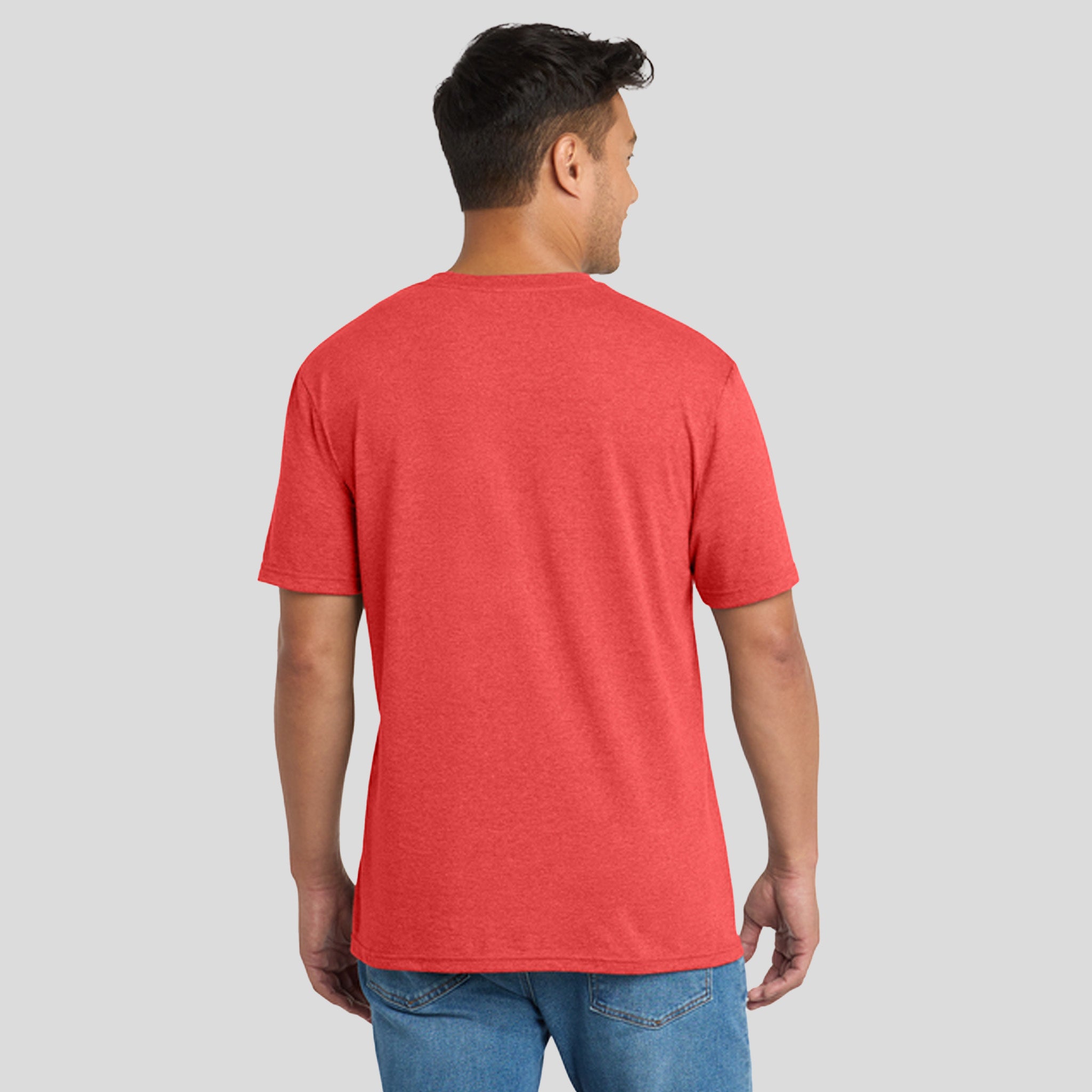 Tri-Blend Tee | Bright Red Heather