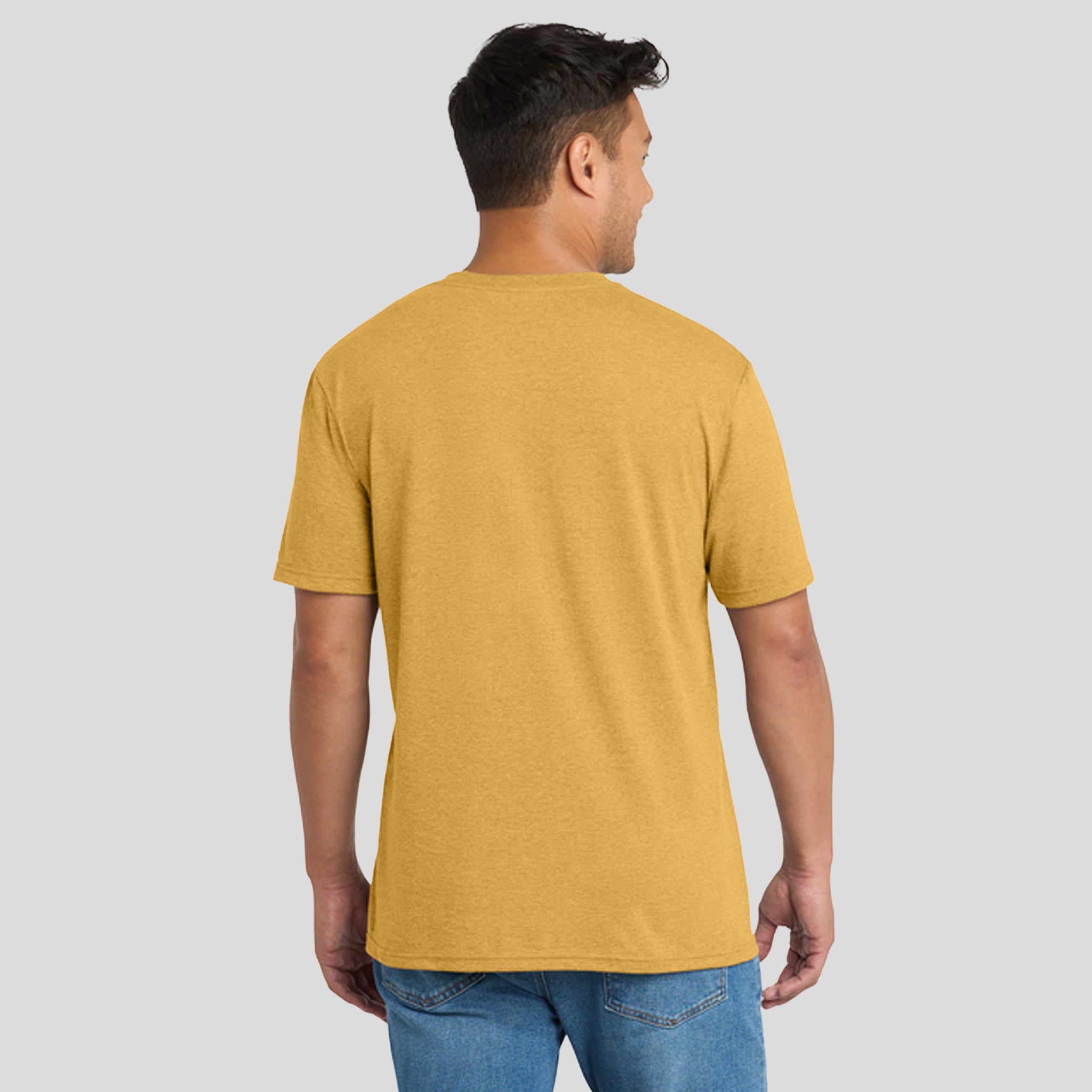 Tri-Blend Tee | Ochre Yellow Heather