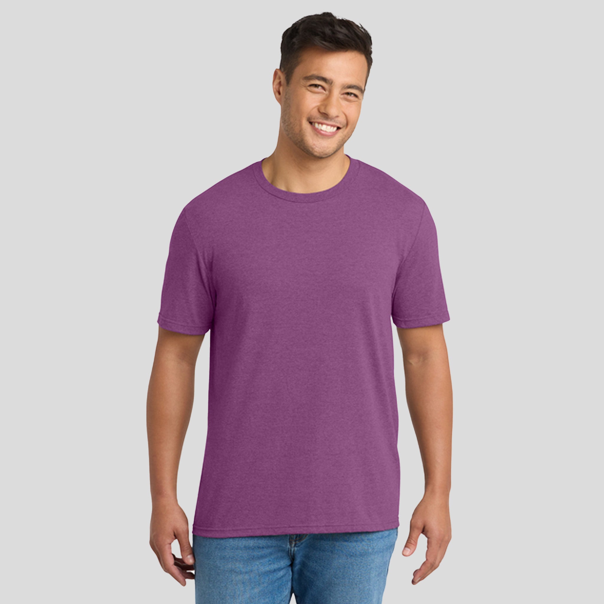 Tri-Blend Tee | Raspberry Heather