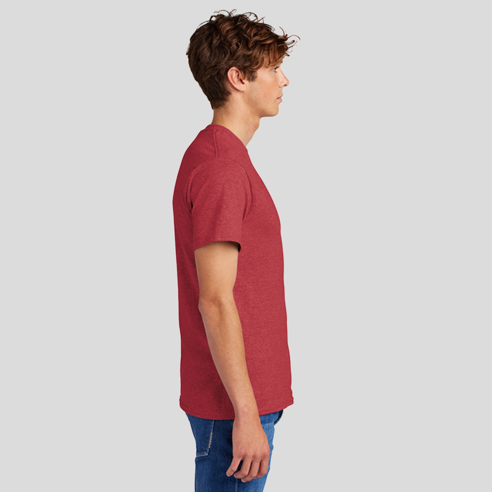 Core Blend Tee | Heather Red