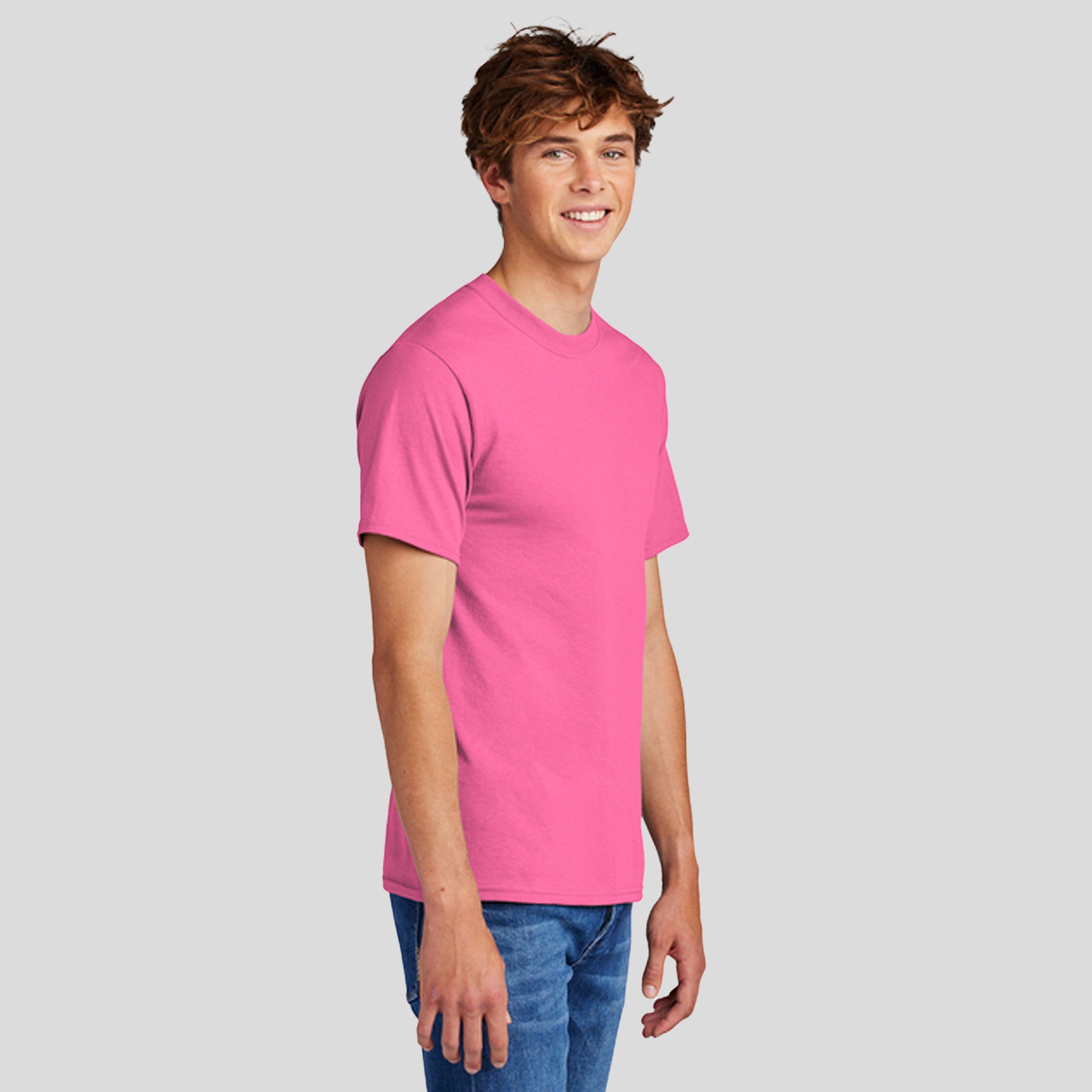 Core Blend Tee | Neon Pink