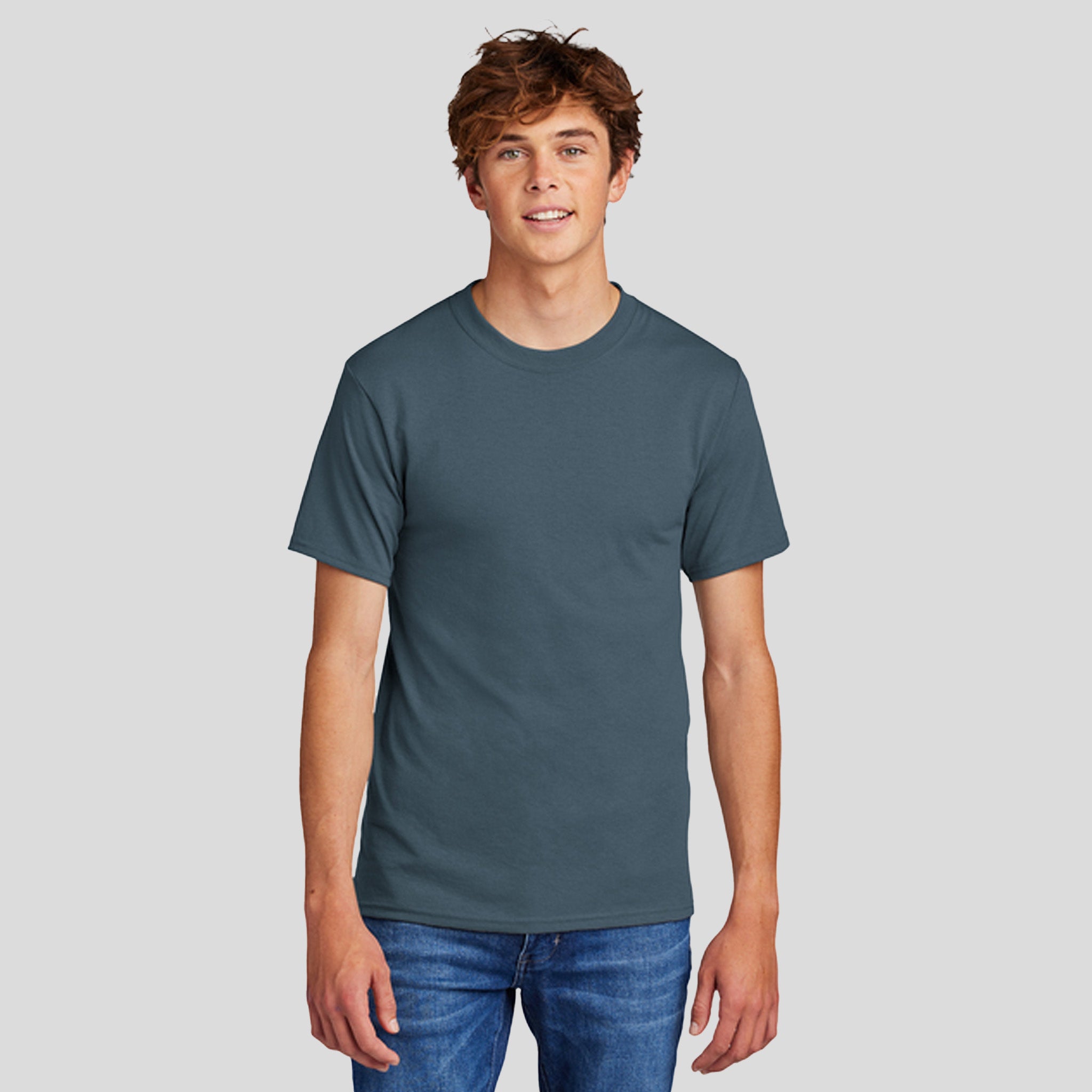 Core Blend Tee | Steel Blue