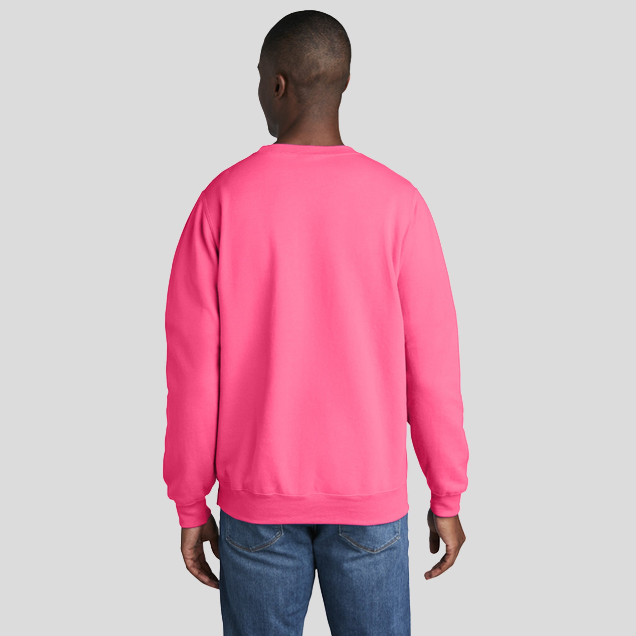 Core Fleece Crewneck Sweatshirt | Neon Pink
