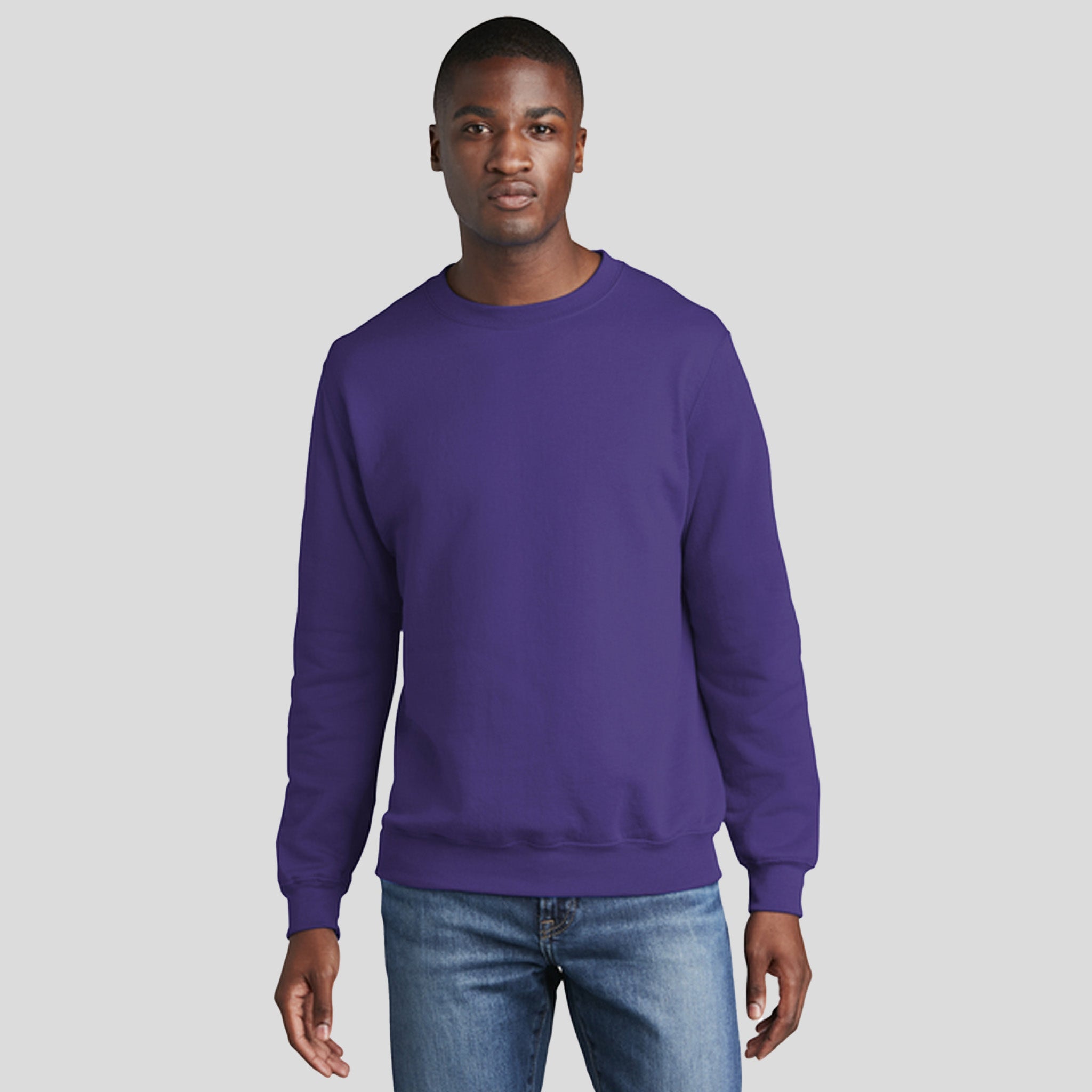 Core Fleece Crewneck Sweatshirt | Purple
