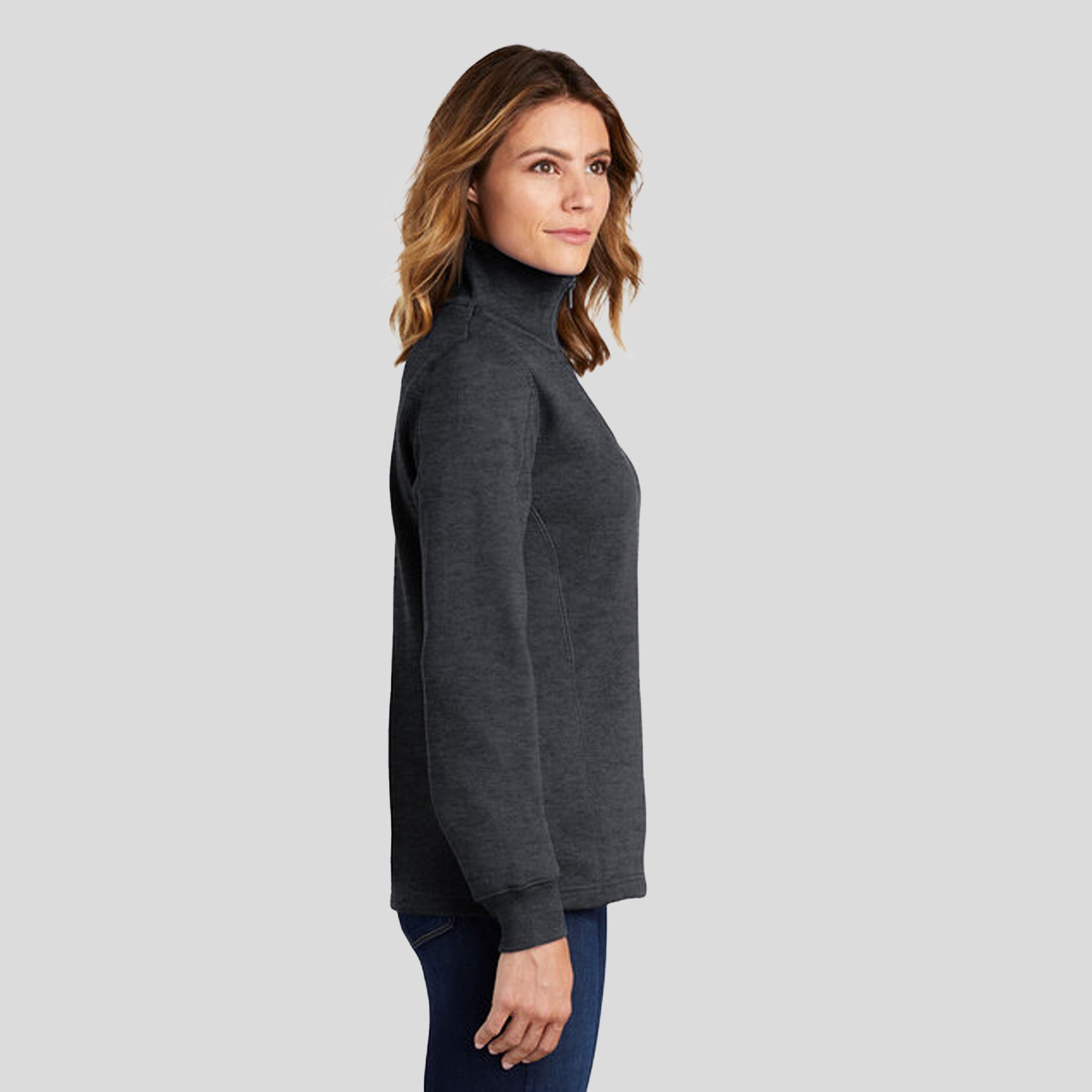 Women's 1/4-Zip Sweatshirt | Graphite Heather