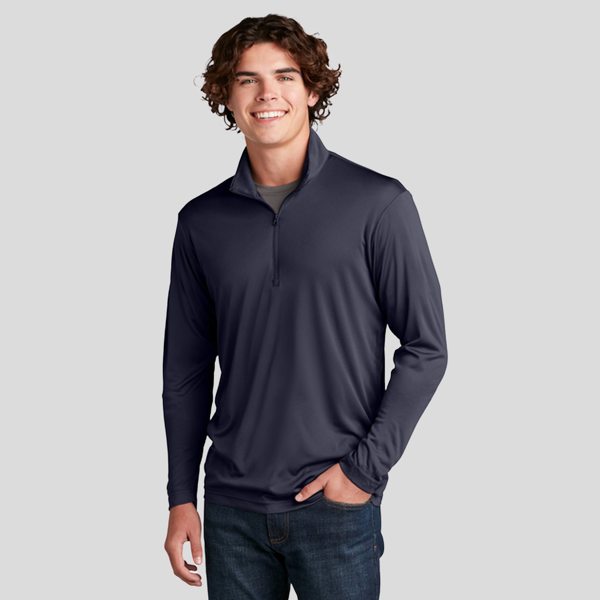 PosiCharge® Competitor™ 1/4-Zip Pullover | Navy