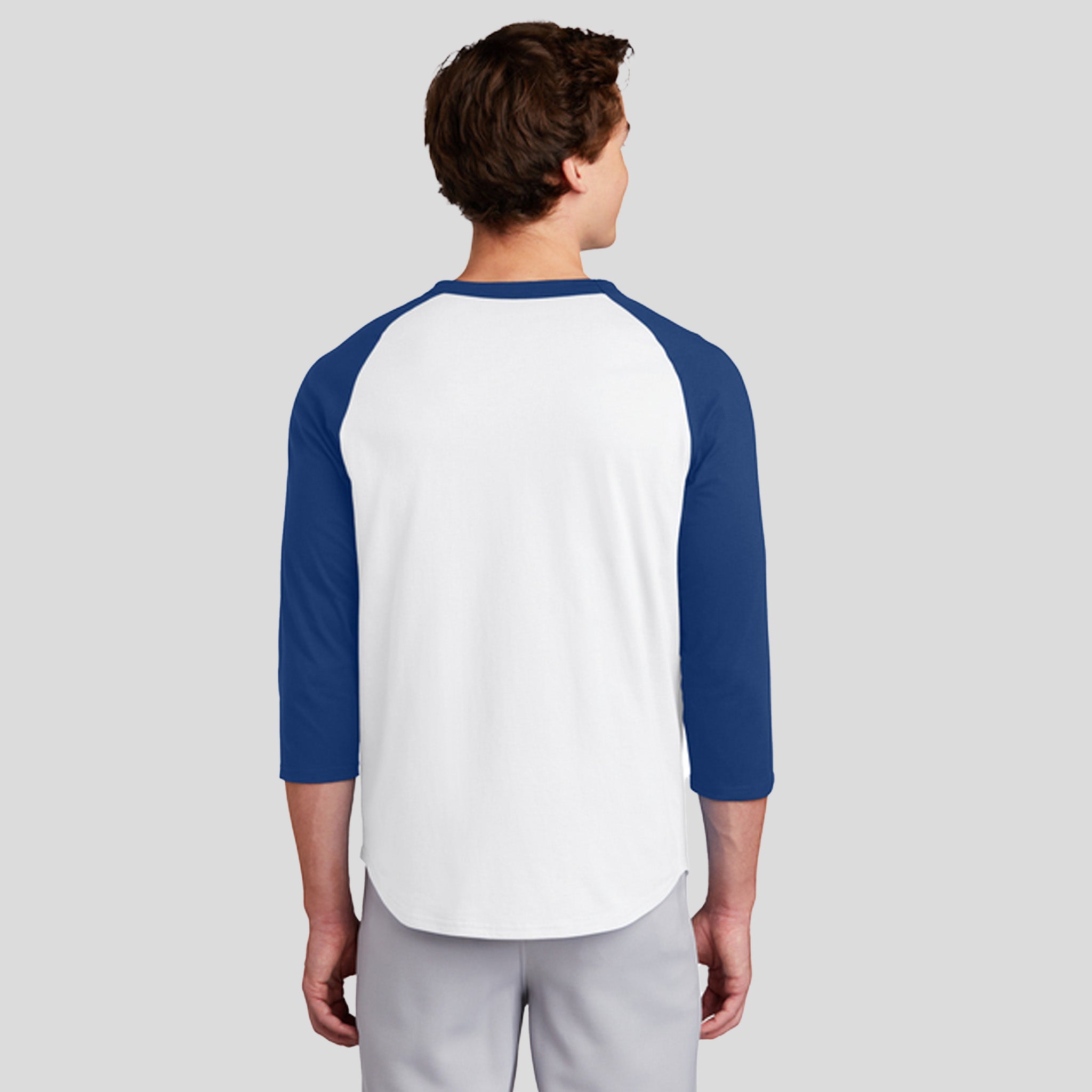 Colorblock Raglan Jersey | White/Royal