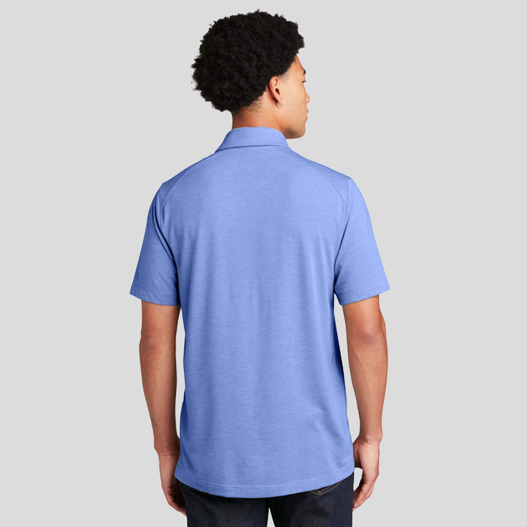 PosiCharge ® Tri-Blend Wicking Polo | True Royal Heather