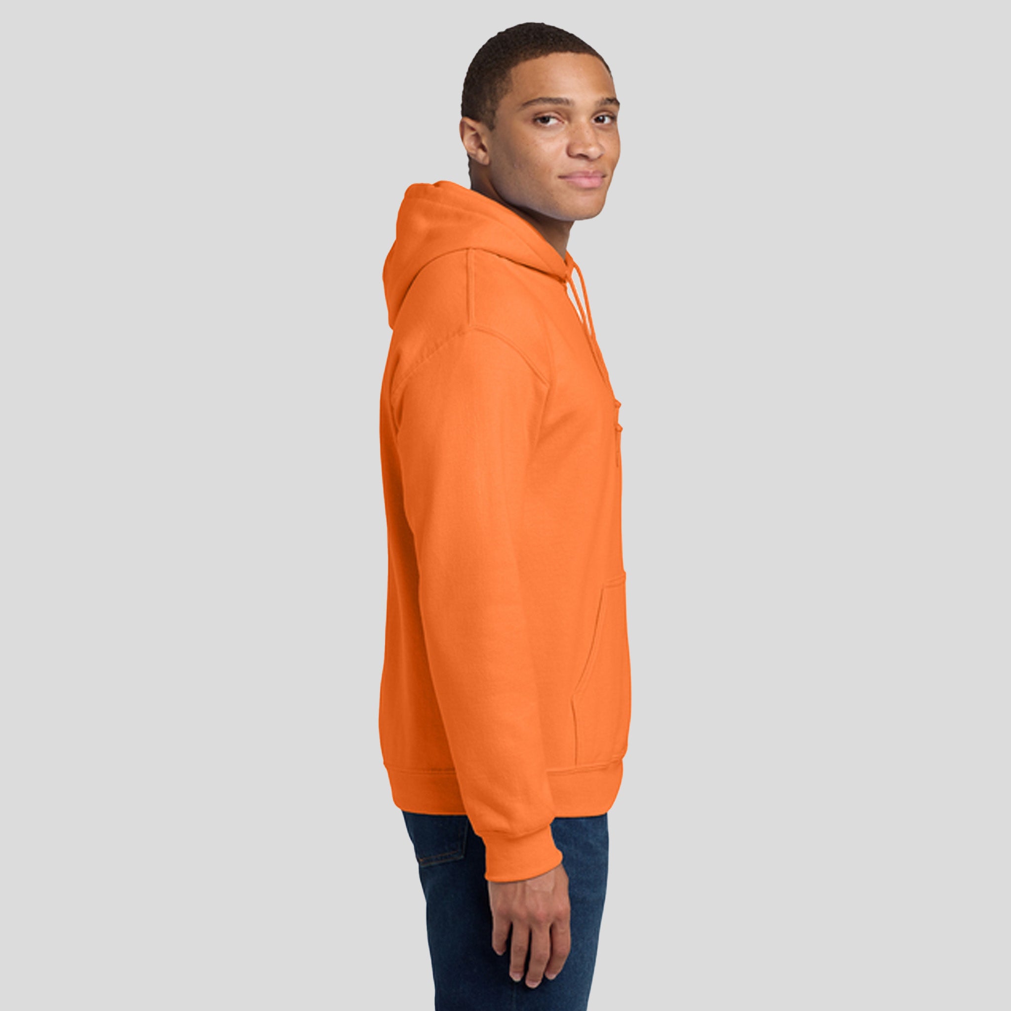 Heavy Blendβ’ Hooded Sweatshirt | Safety Orange