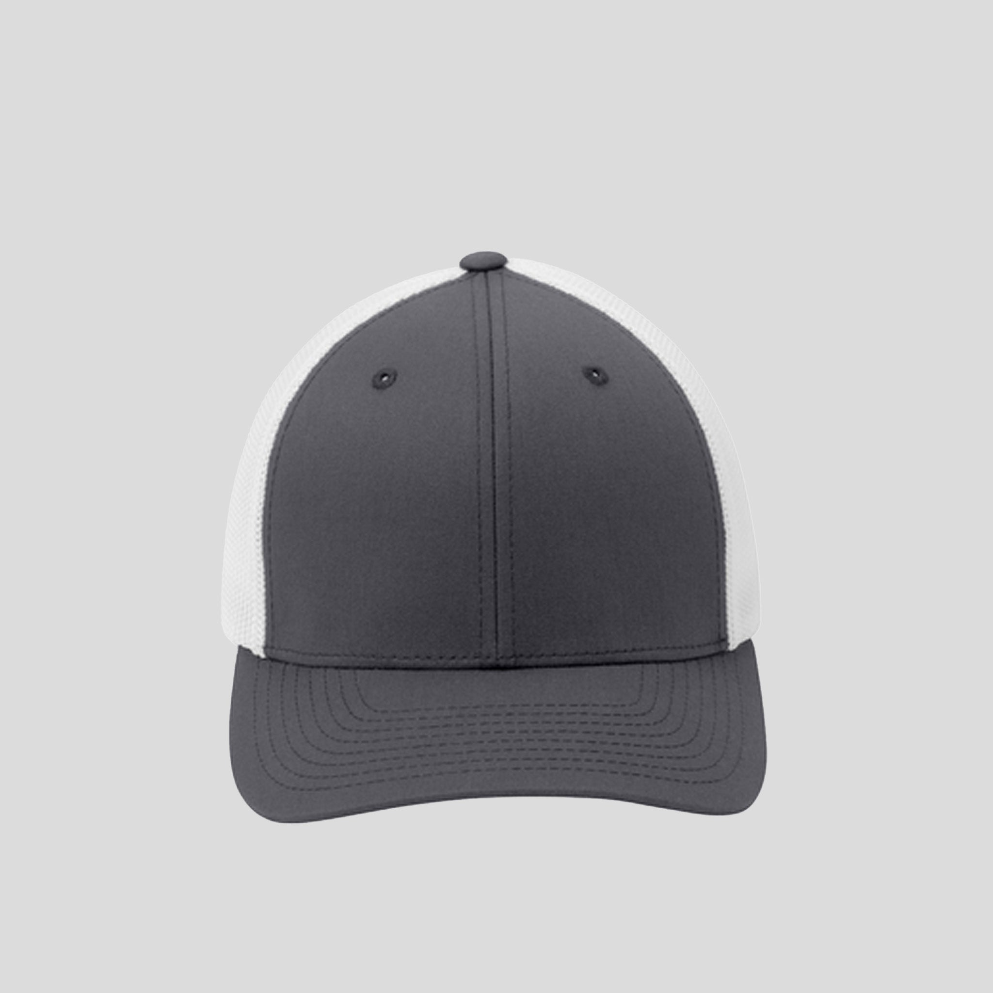 Flexfitยฎ Mesh Back Cap | Graphite/White