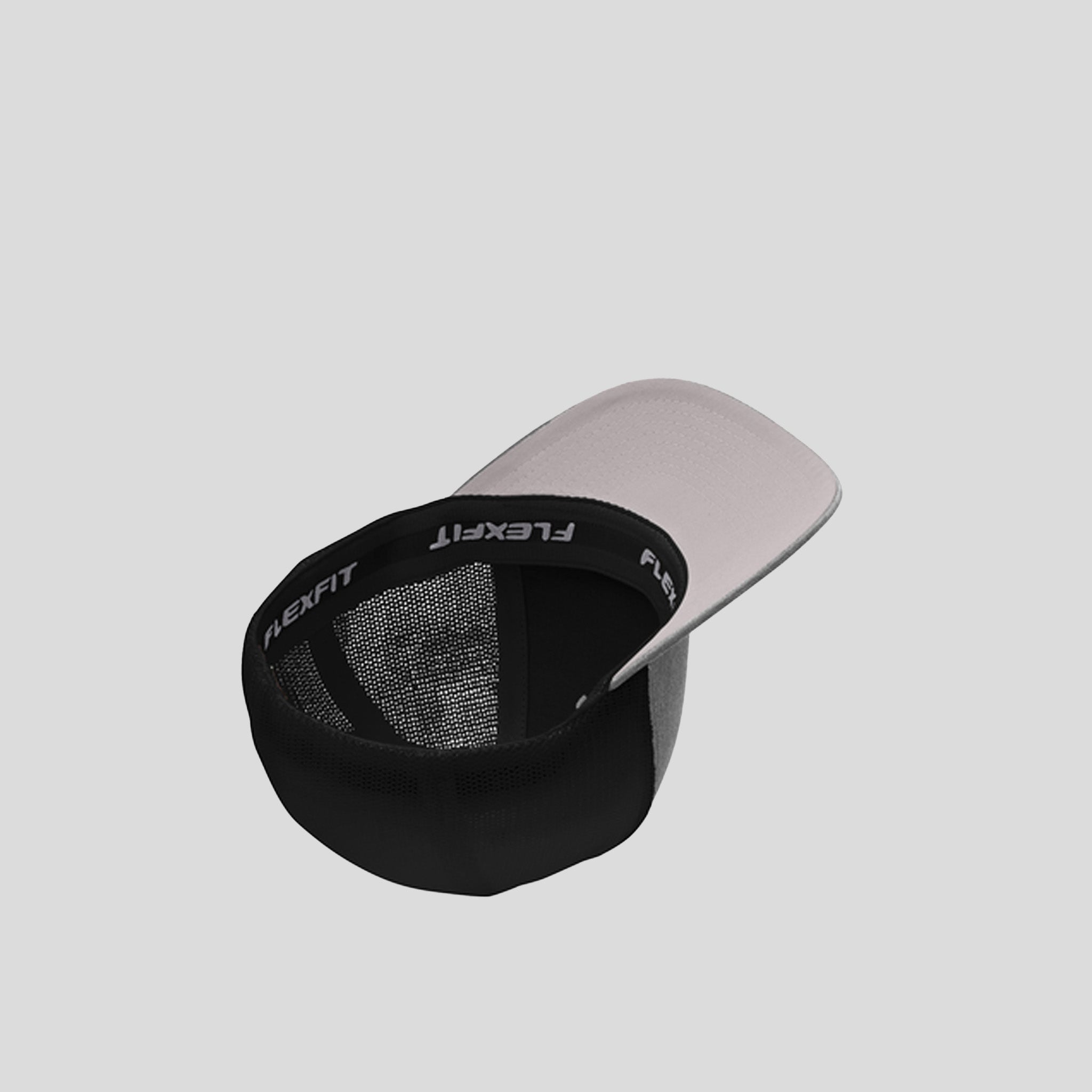 Flexfitยฎ Mesh Back Cap | Heather Grey/Black