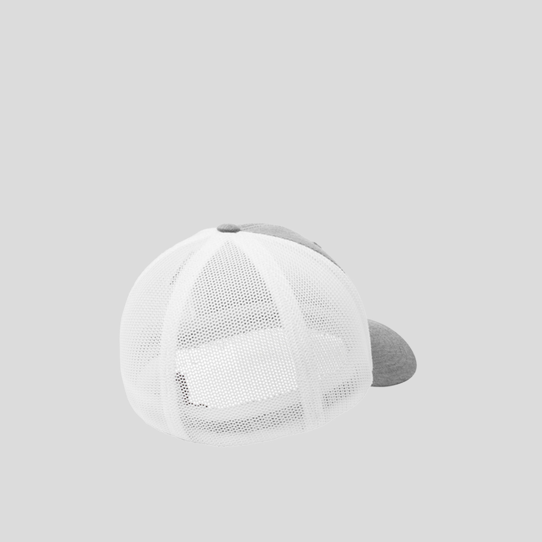Flexfitยฎ Mesh Back Cap | Heather Grey/White
