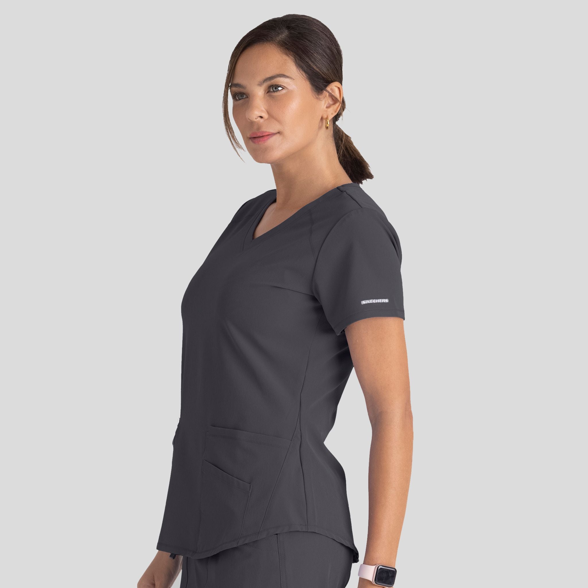 Sketchers_Sk101_Pewter_left