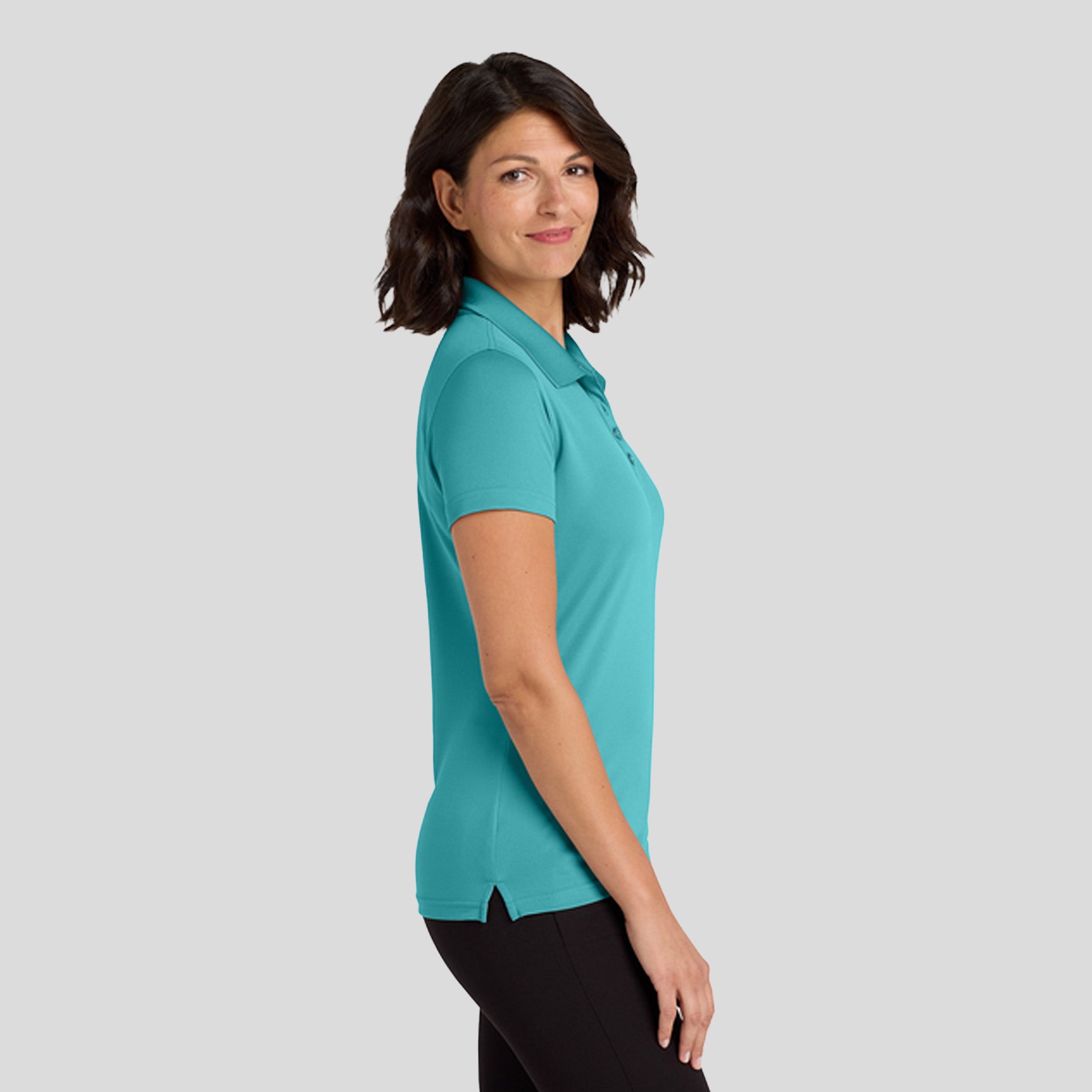 Women's Dry Zoneยฎ UV Micro-Mesh Polo | Aquamarine