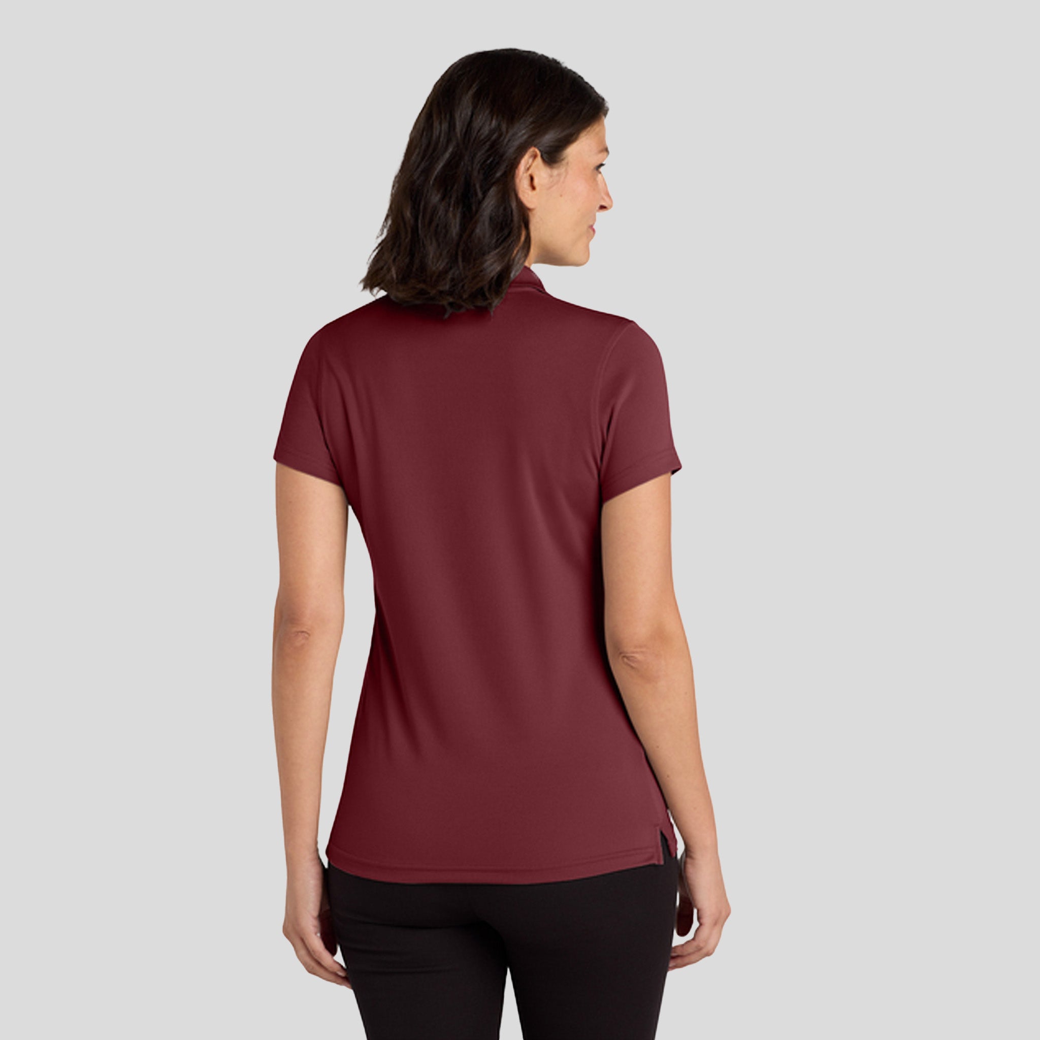 Women's Dry Zoneยฎ UV Micro-Mesh Polo | Burgundy