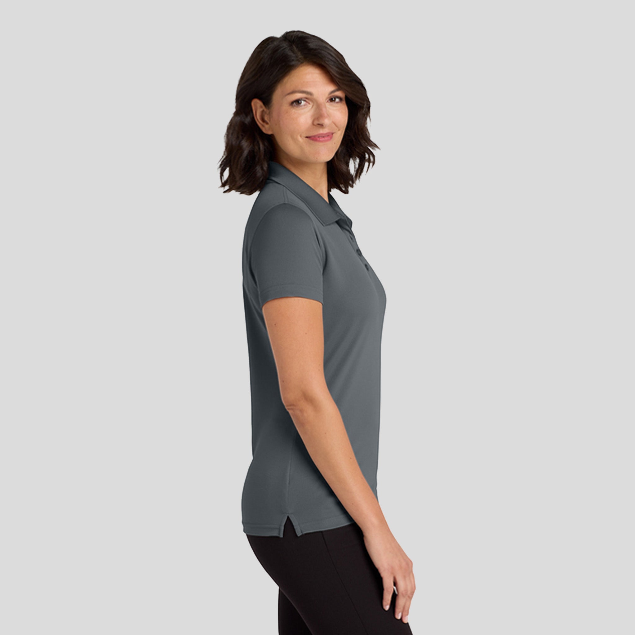 Women's Dry Zoneยฎ UV Micro-Mesh Polo | Graphite