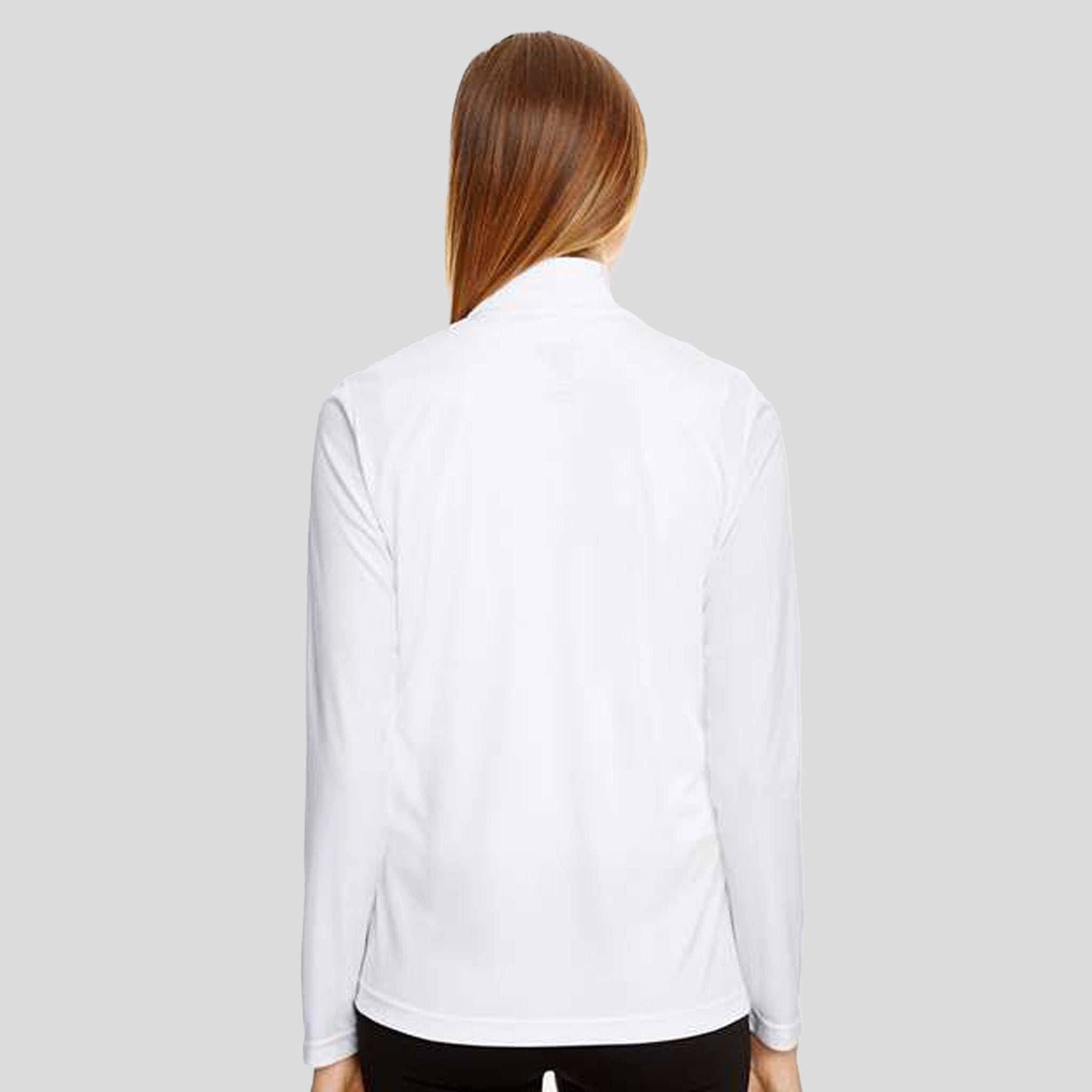 Women's Zone Performance Quarter-Zip Pullover | White