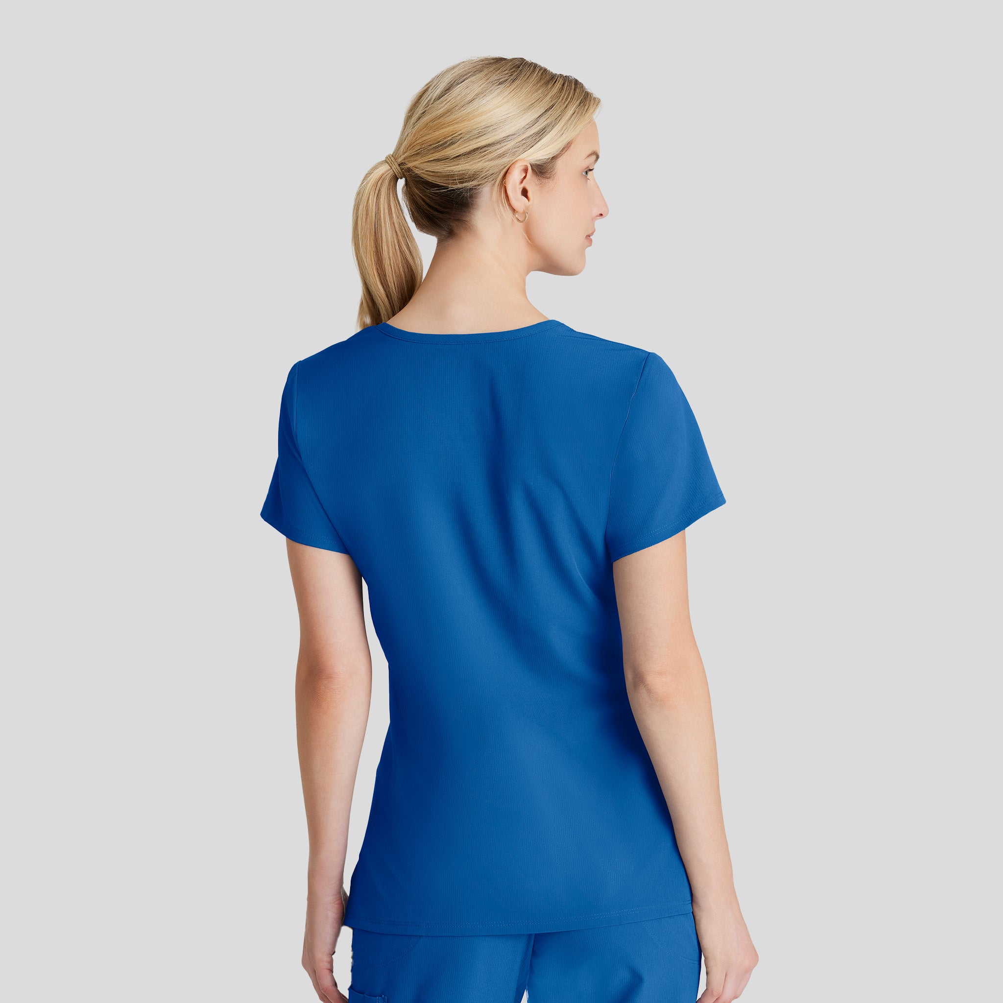 Reliance 3-Pocket Crossover V-Neck Scrub Top | Royal