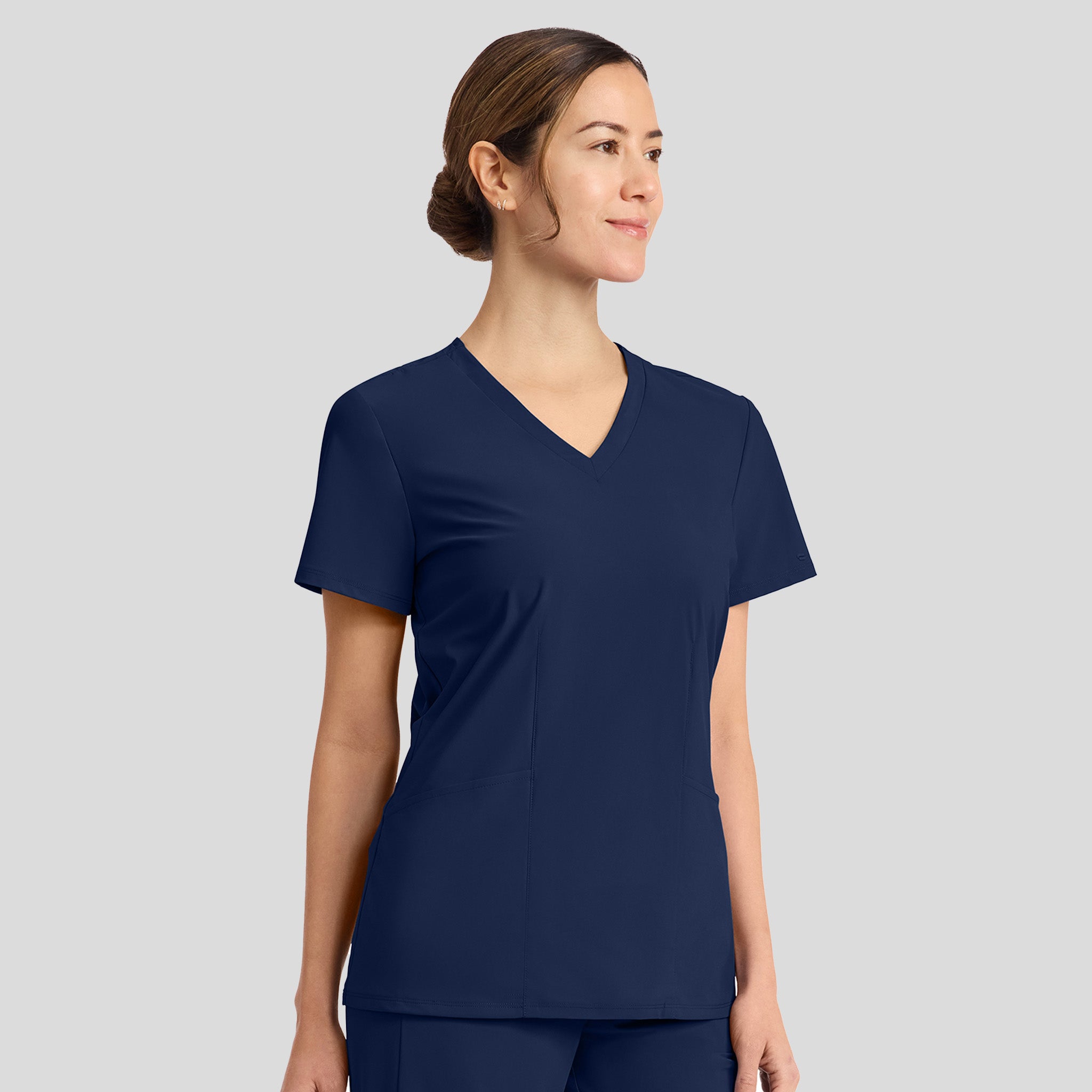 Infinity Pursuit V-Neck Top | Navy