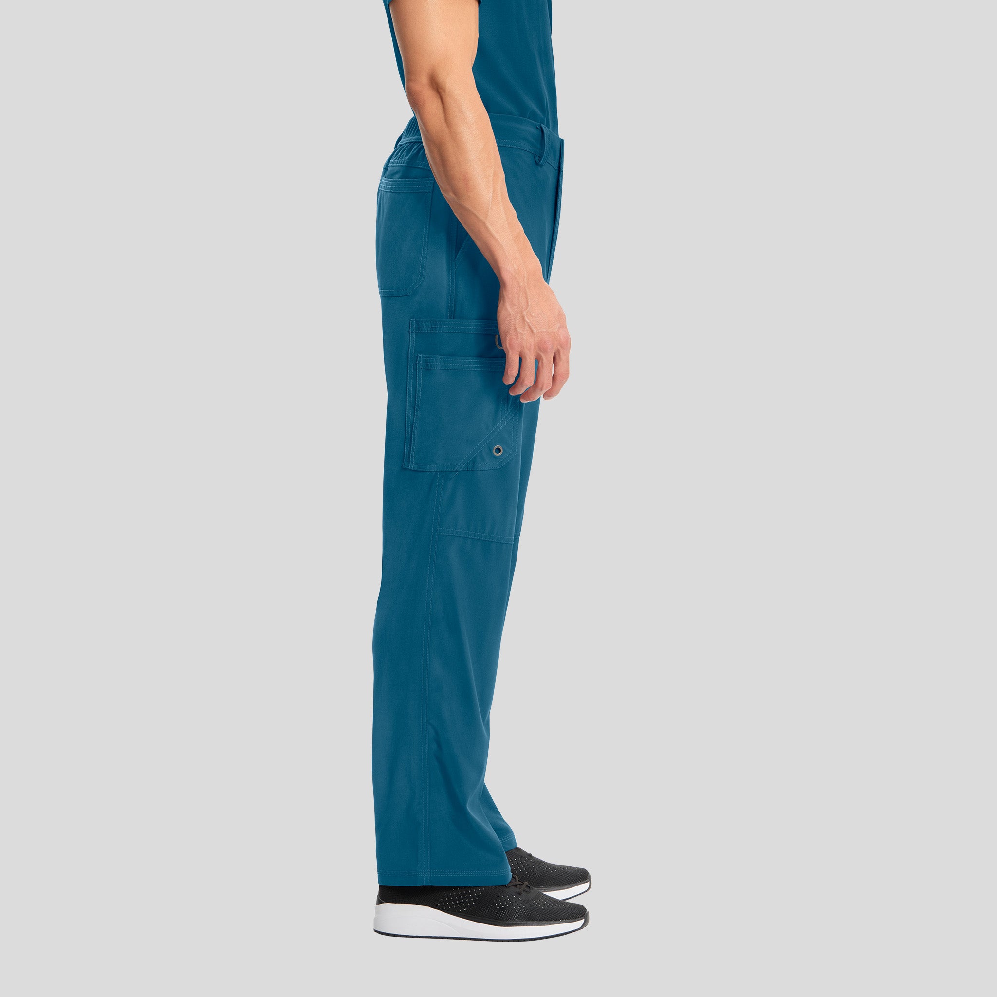 Men's Zip Fly Cargo Scrub Pant | Caribbean