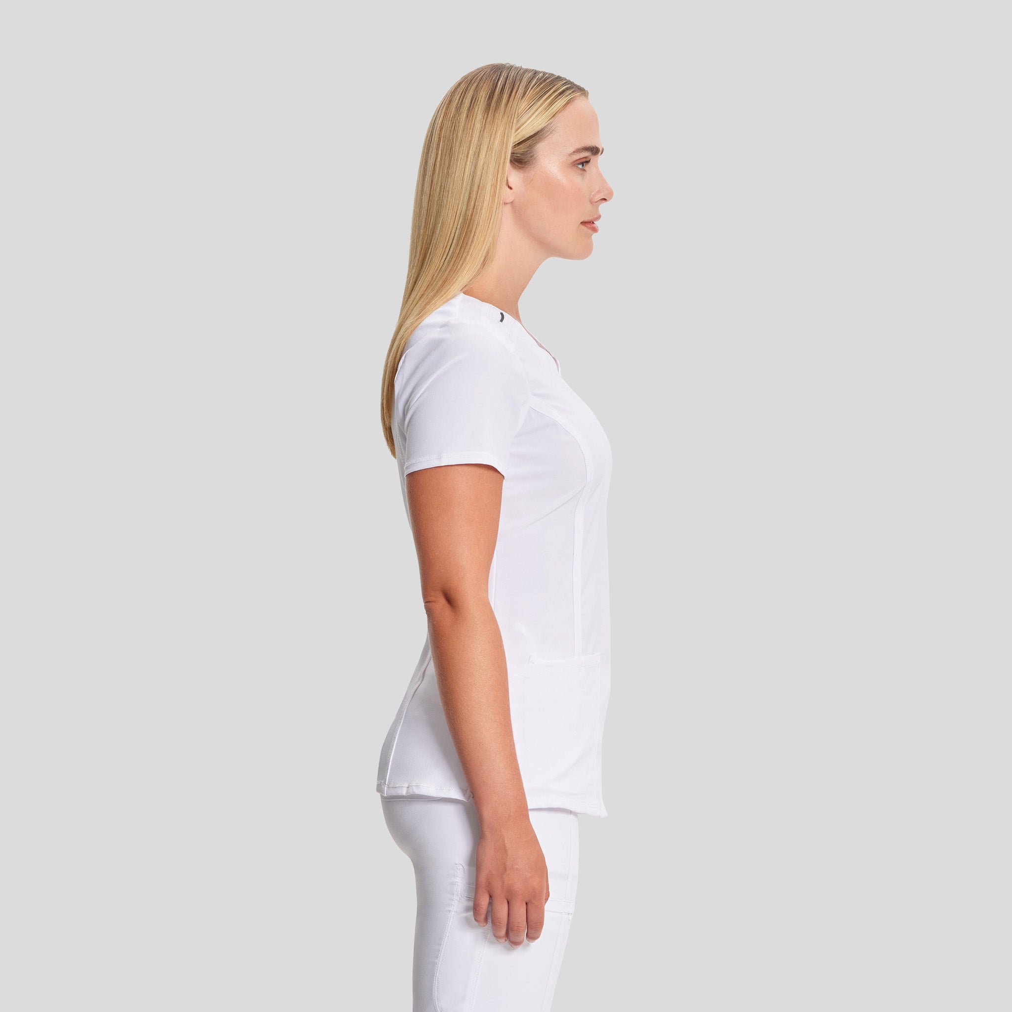 Women's Round Neck Top | White