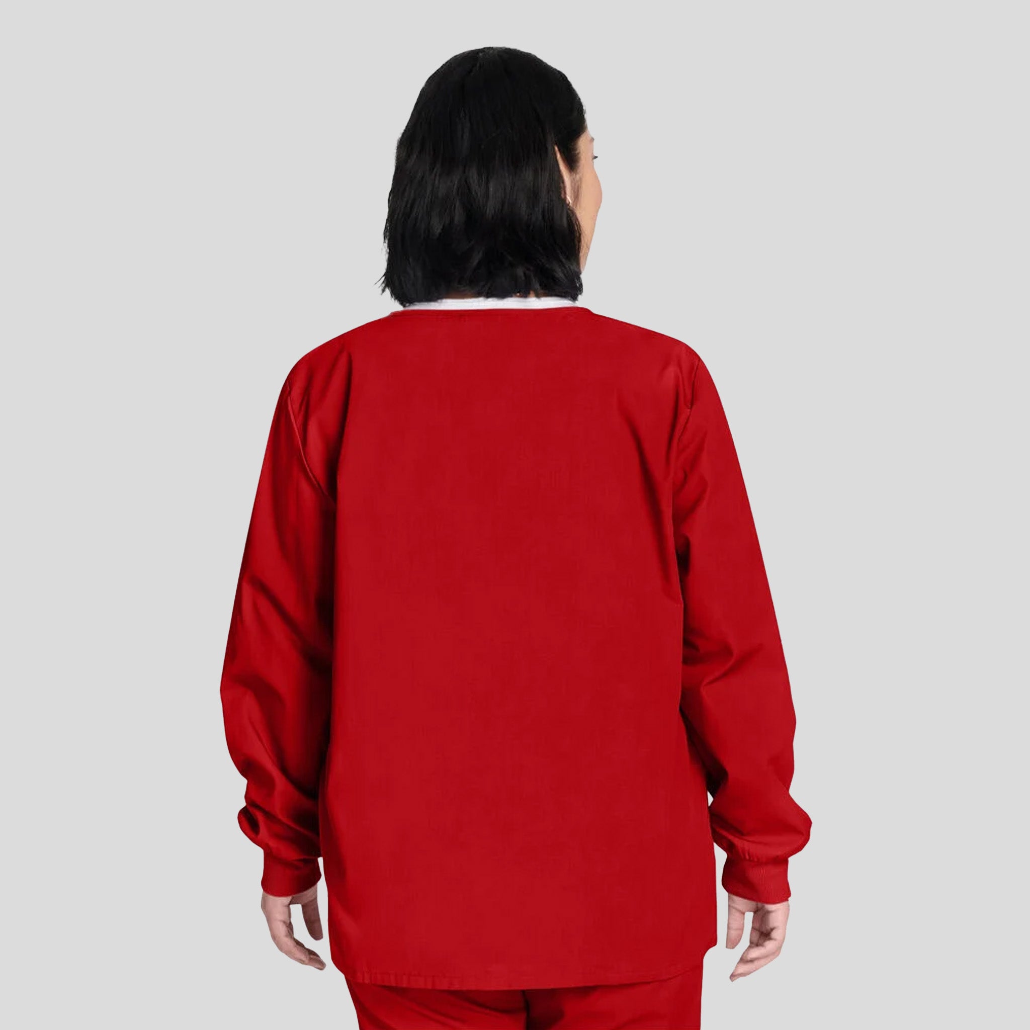 Women's Snap Front Jacket | Red