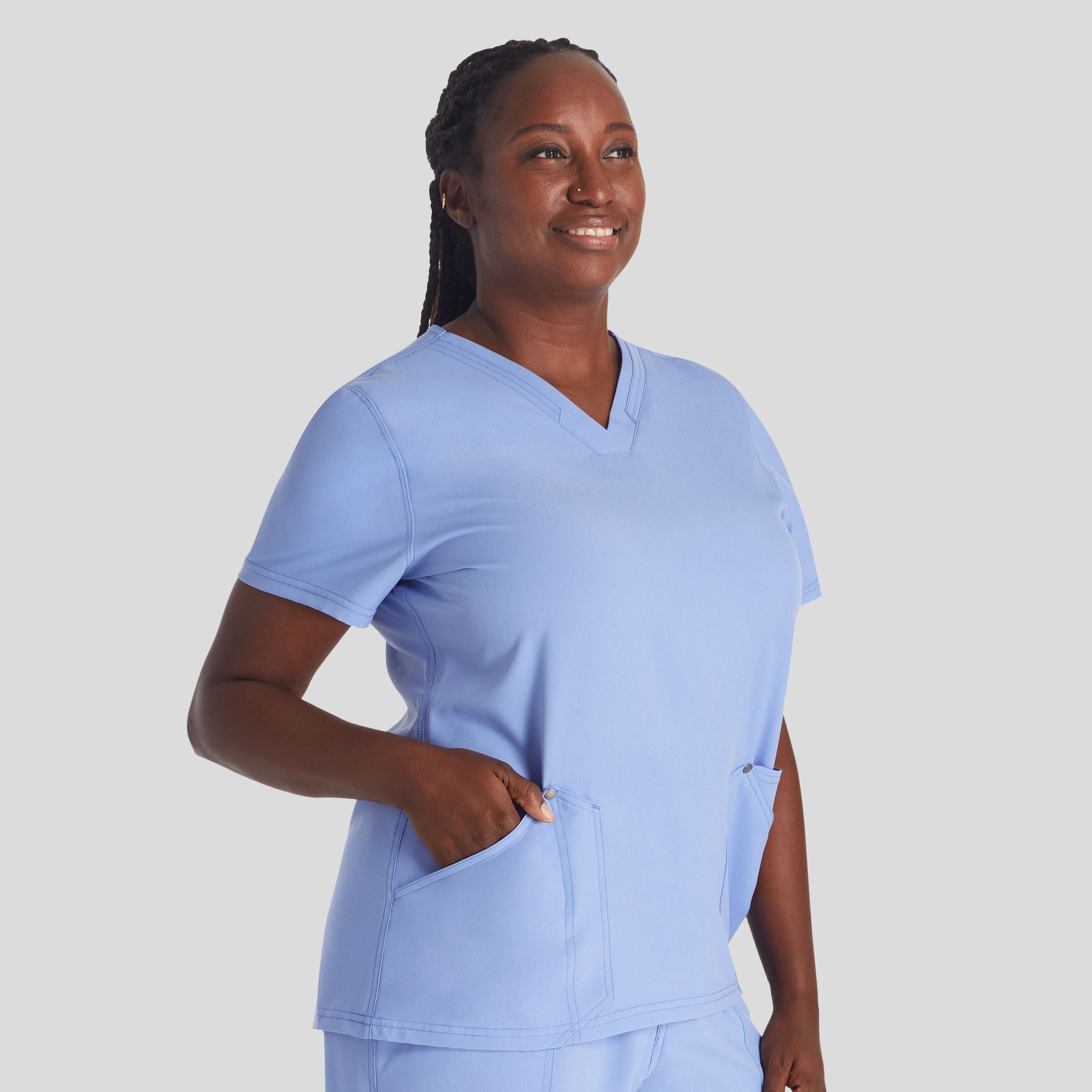 Women's V-Neck Scrub Top | Ciel