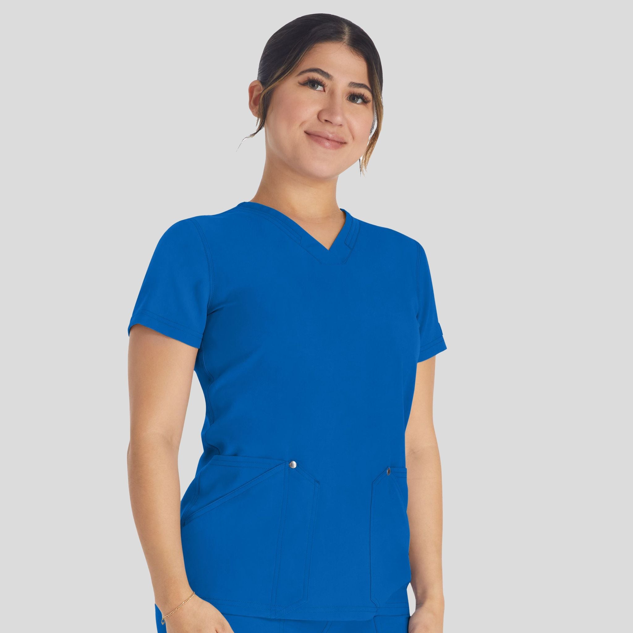Women's V-Neck Scrub Top | Royal