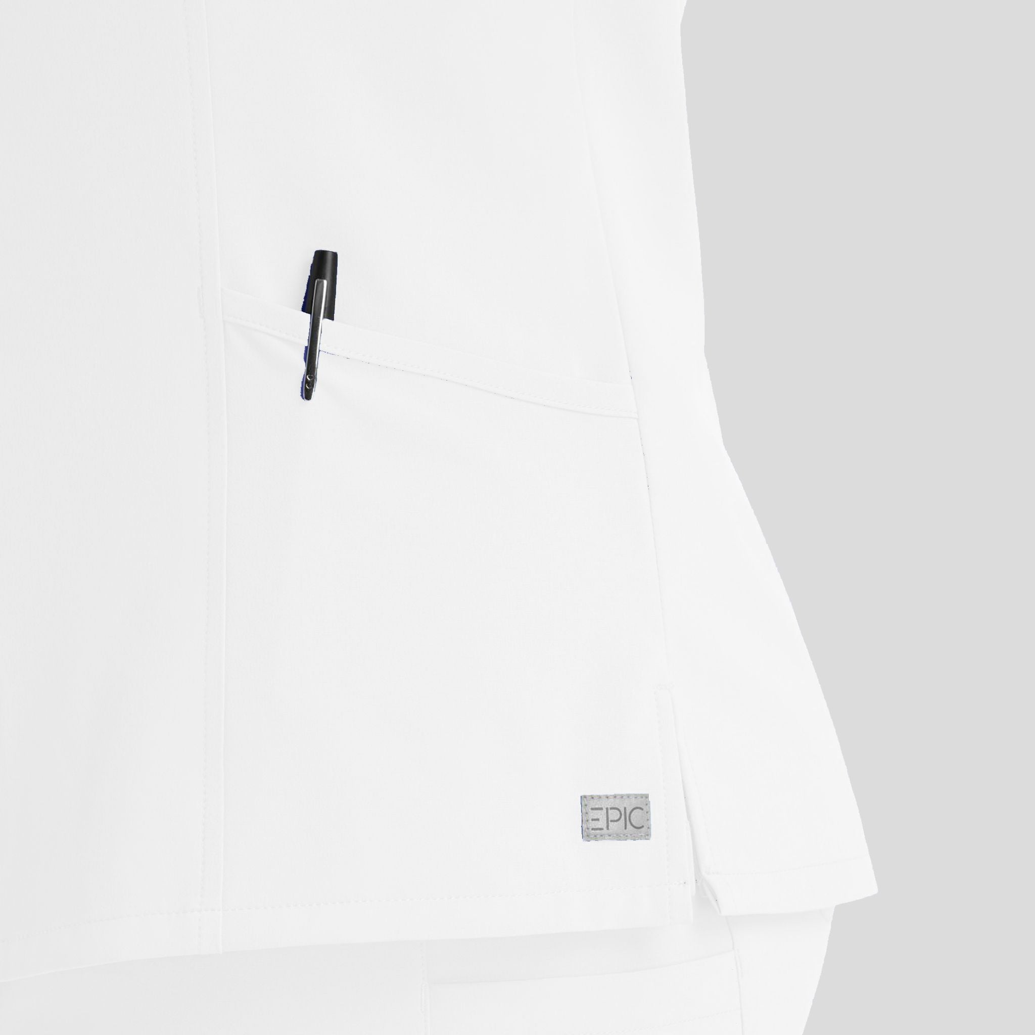 Women’s Snap Jacket | White