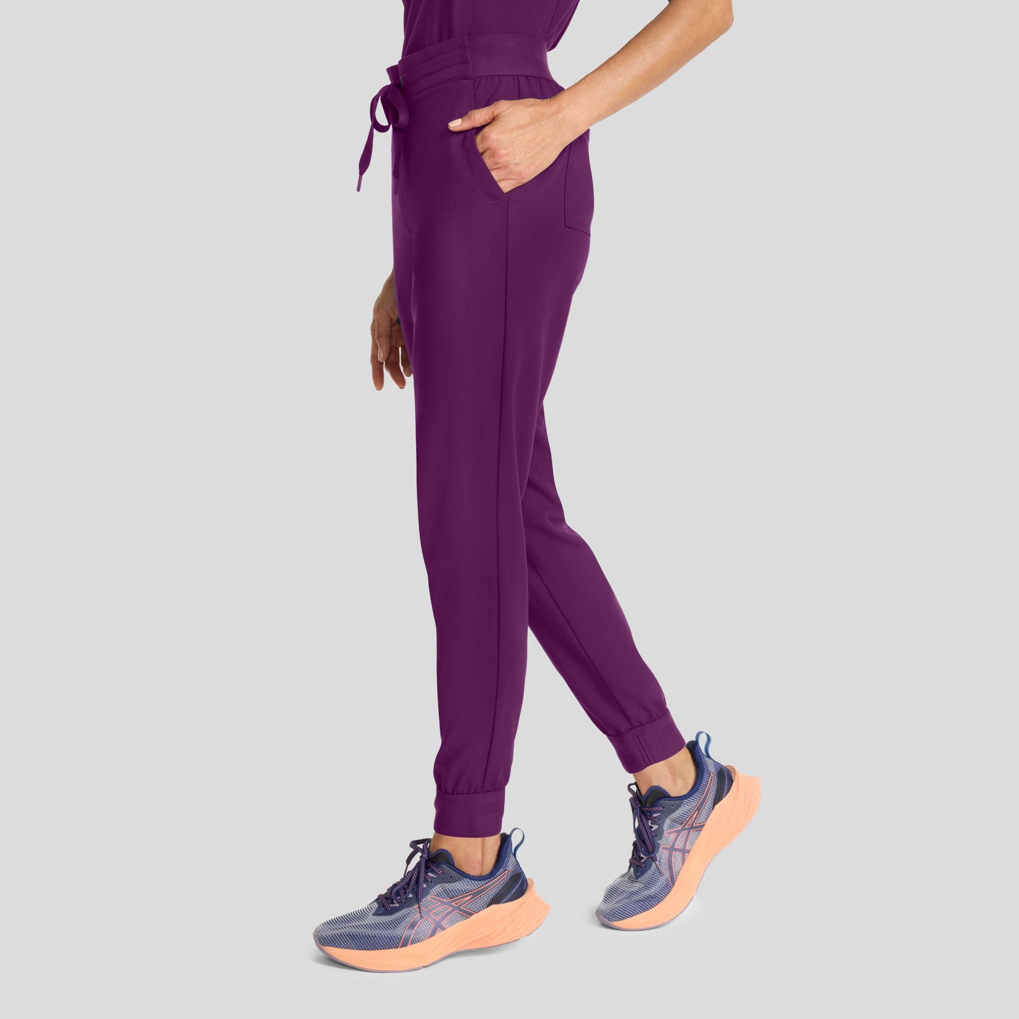 Women's Bekah Mid Rise Jogger | Wine