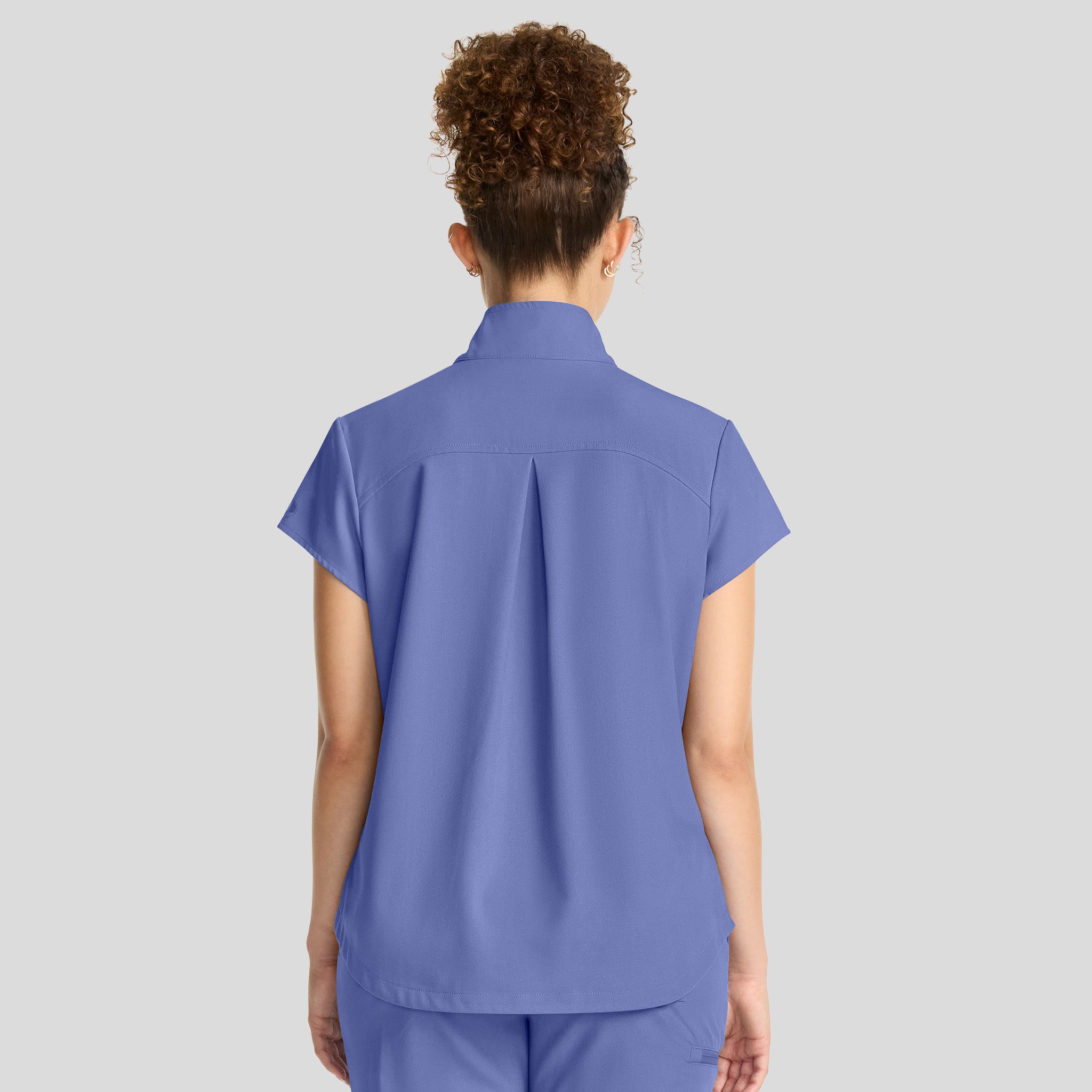 Women's Bella Quarter Zip Scrub Top | Ceil