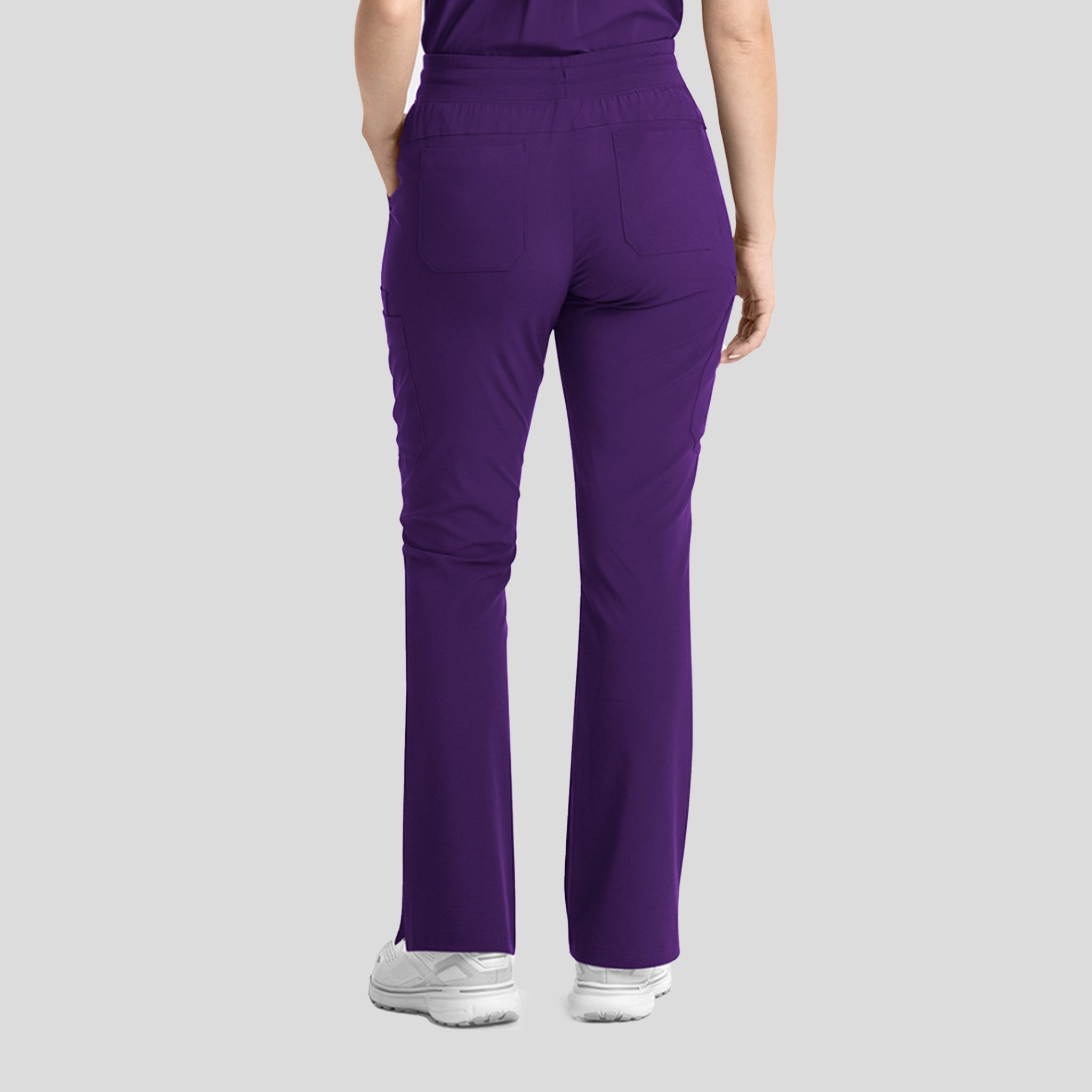 Women’s Yoga Waistband Flare Pant | Eggplant