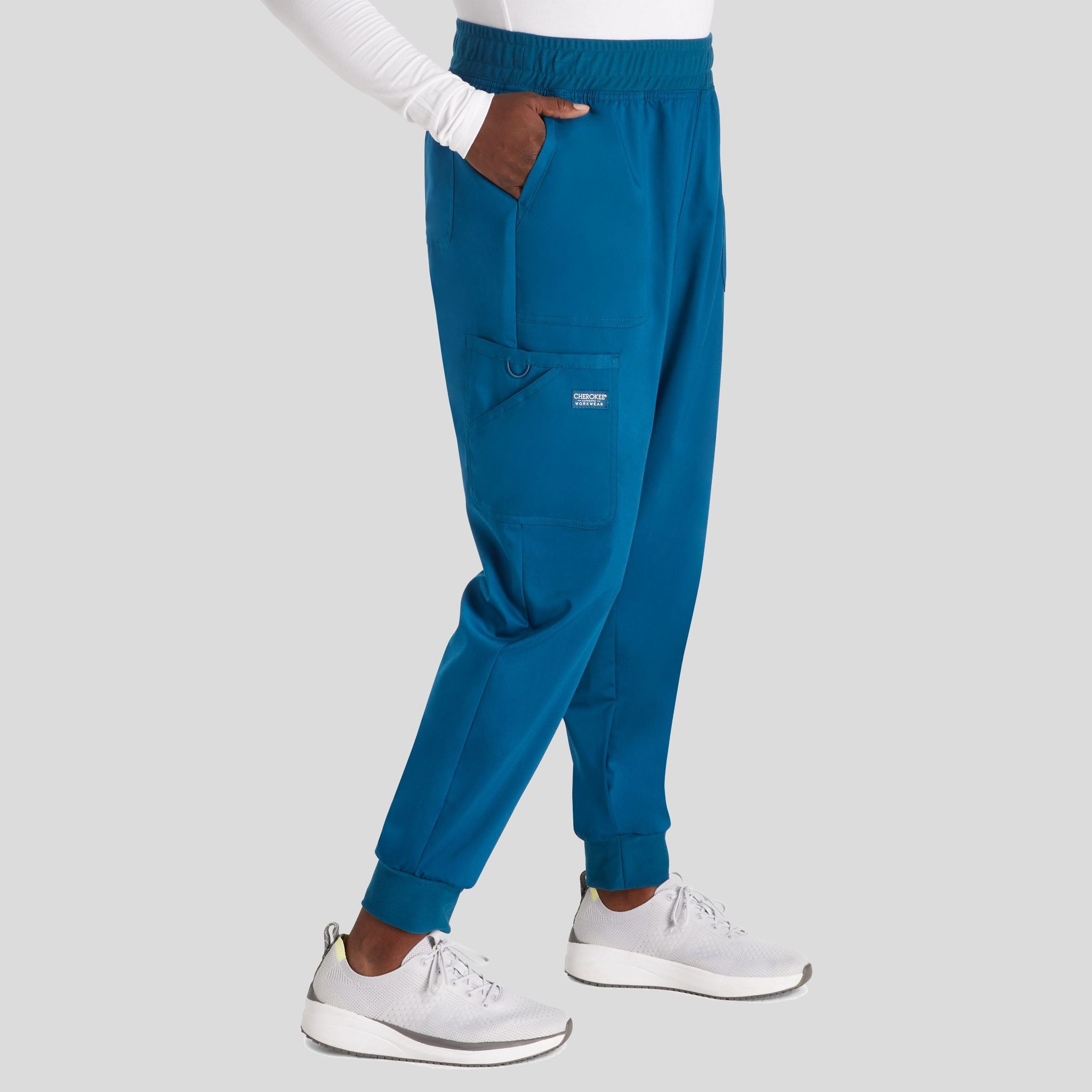 Women's Mid Rise Jogger Scrub Pant | Caribbean