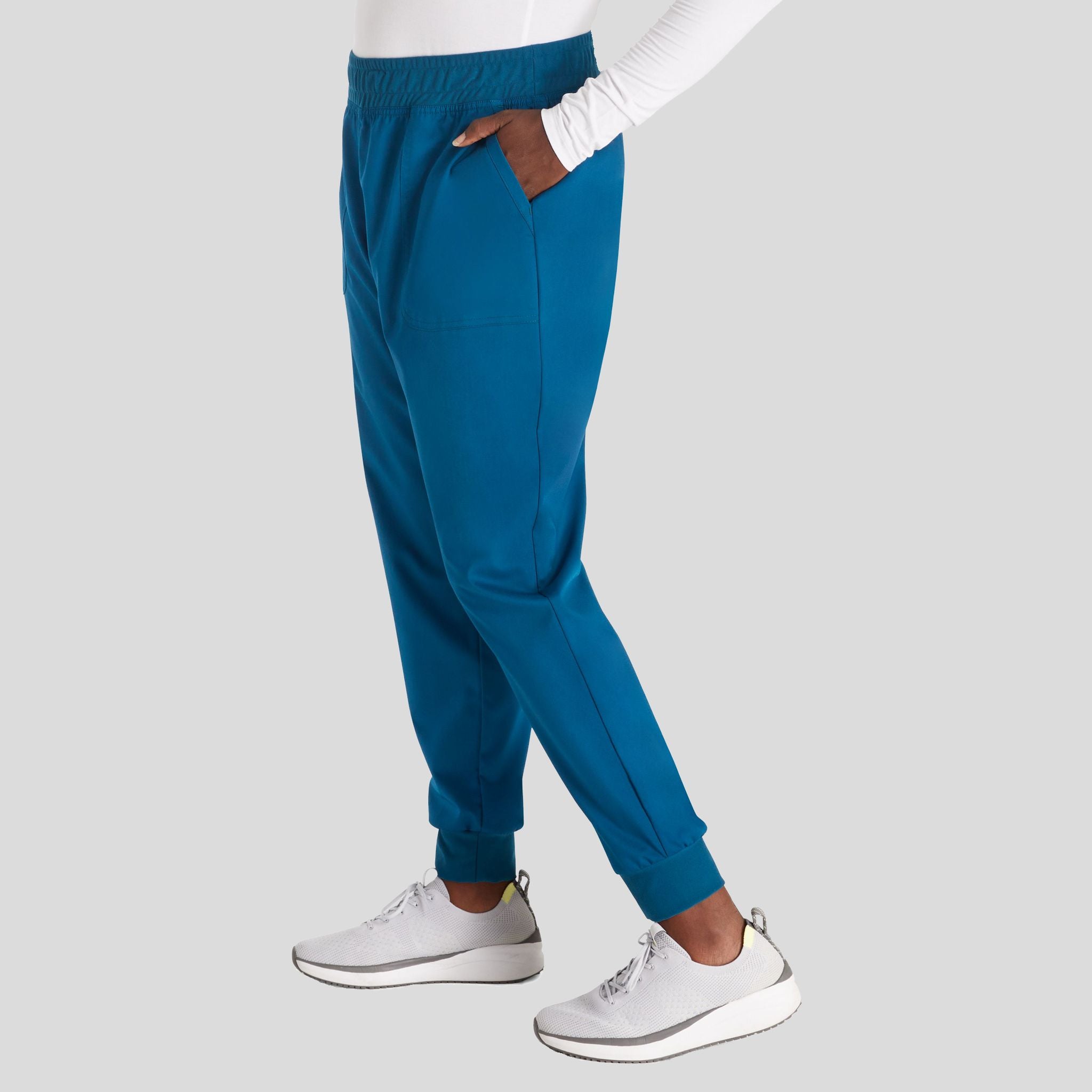 Women's Mid Rise Jogger Scrub Pant | Caribbean