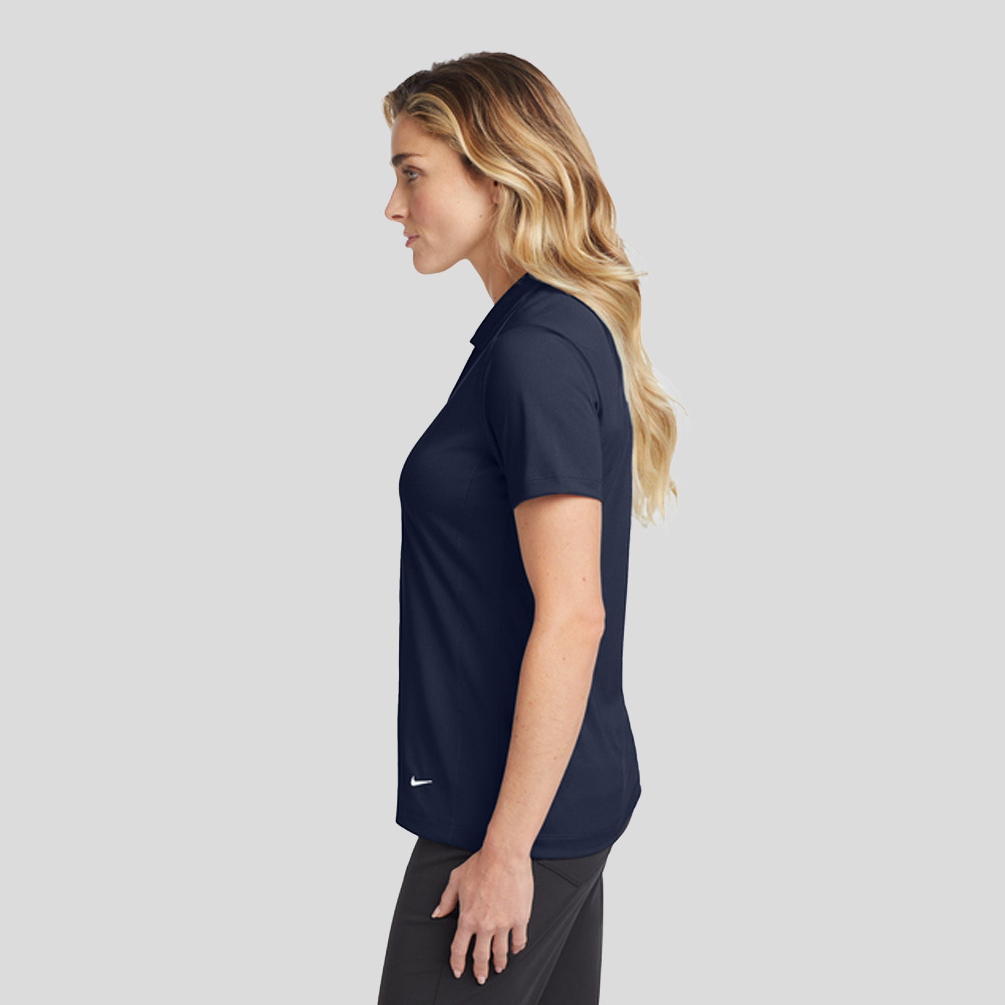 Women's Dri-FIT Vertical Mesh Polo | Marine