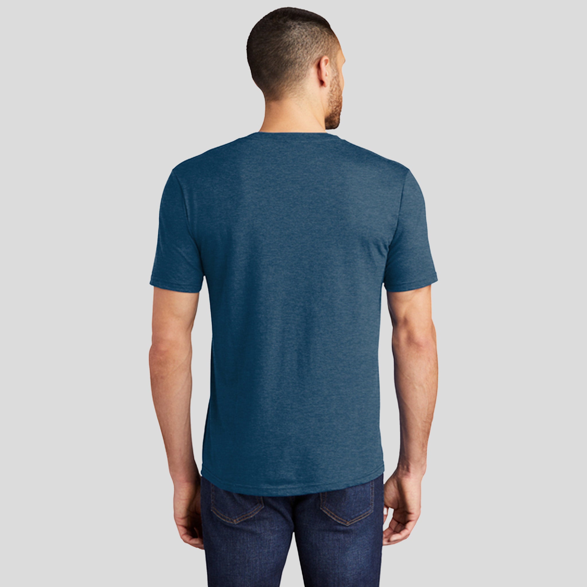 Perfect Tri® Tee | Heathered Neptune Blue