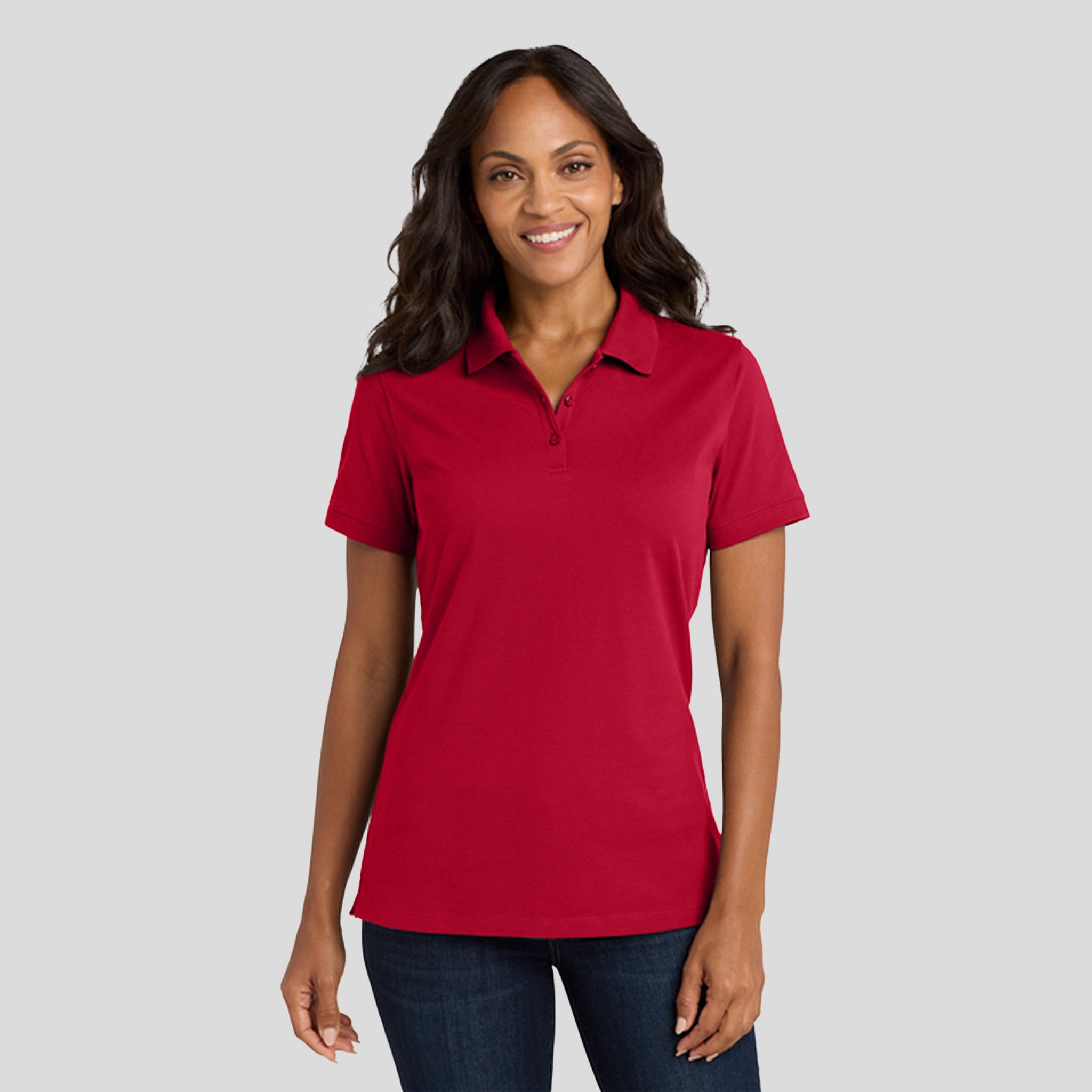 Women's EZCotton® Polo | Apple Red