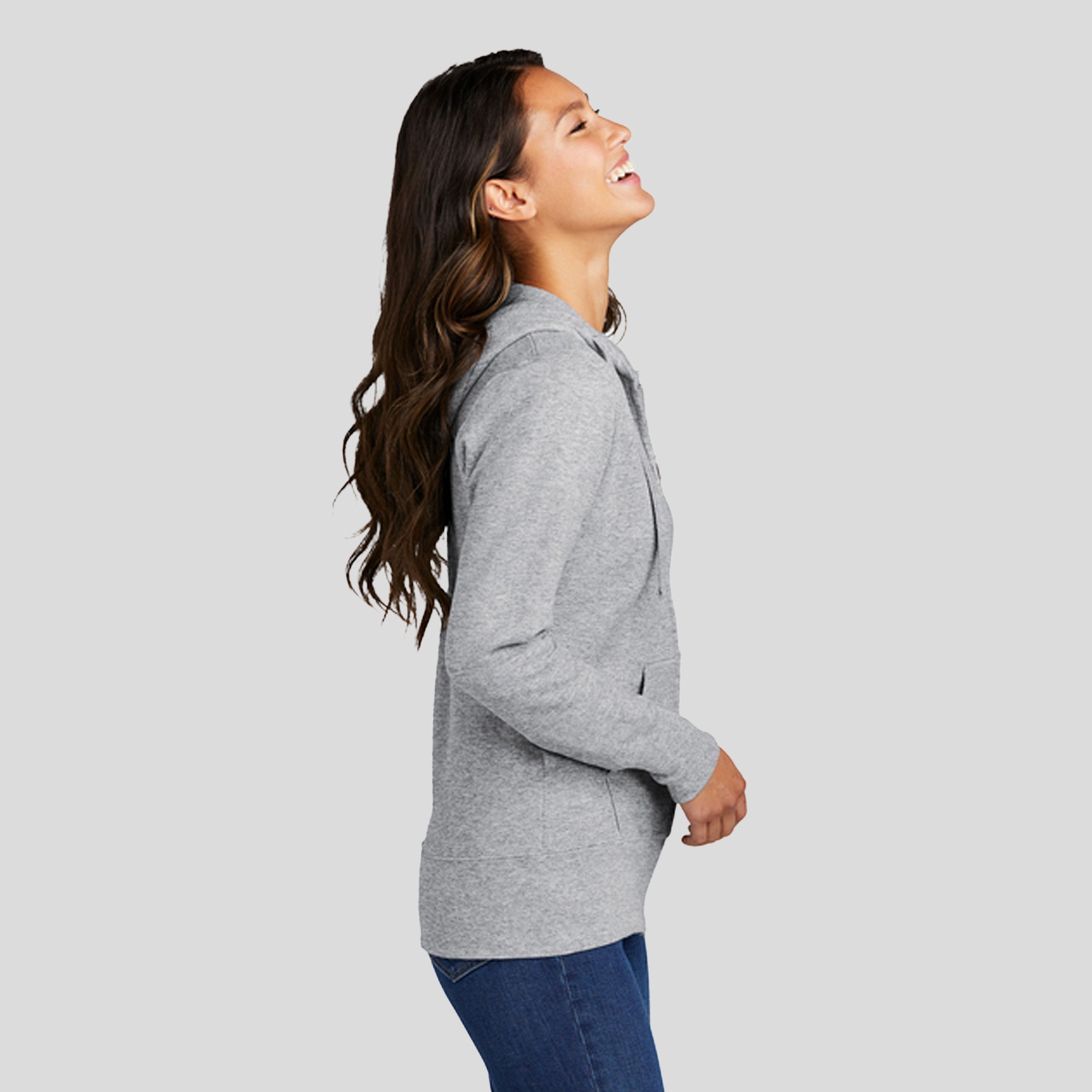 Women's Core Fleece Full-Zip Hooded Sweatshirt | Athletic Heather