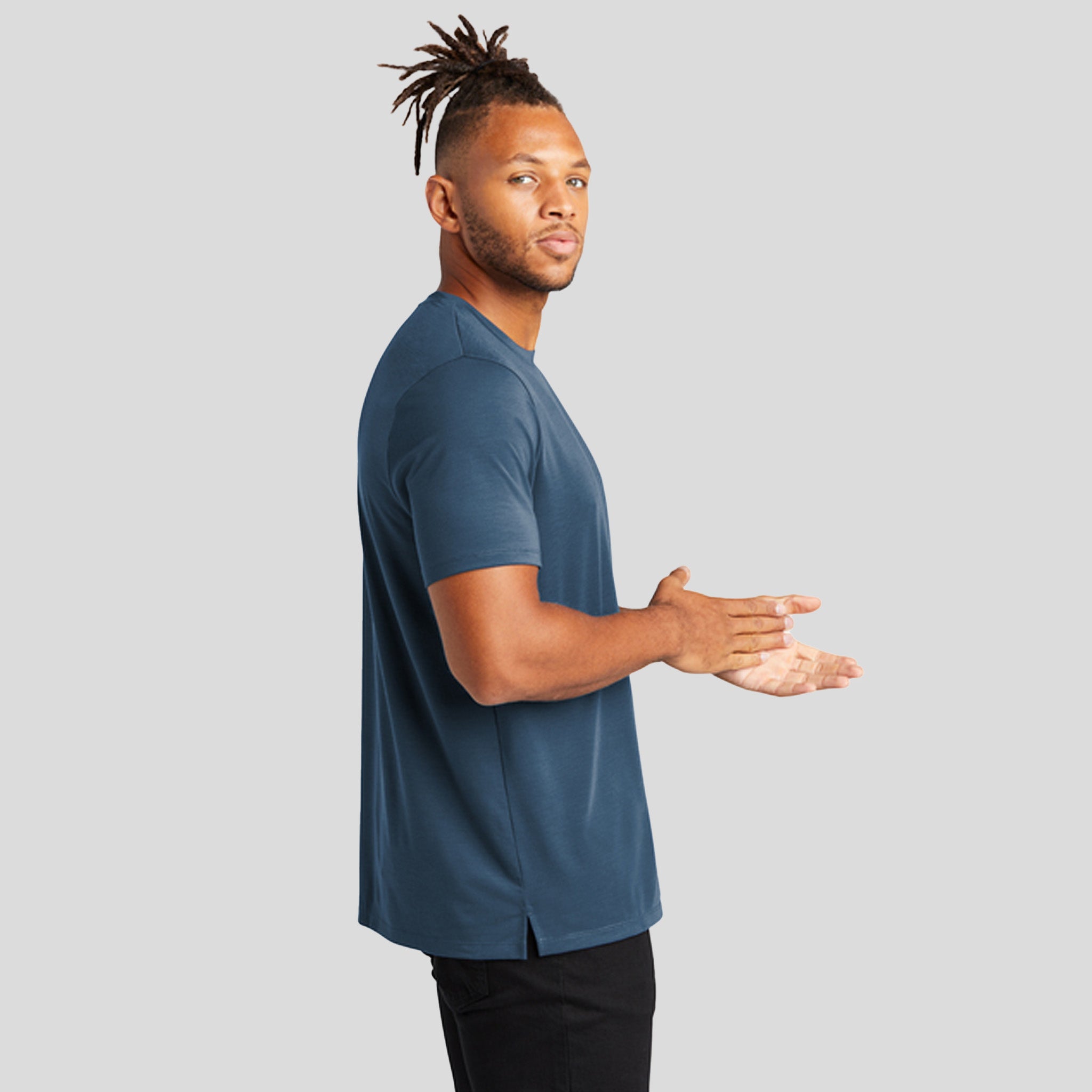 Stretch Jersey Crew | Insignia Blue