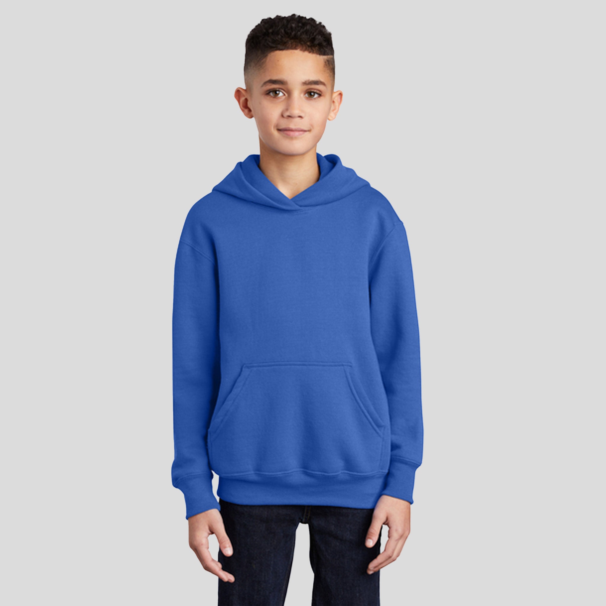 Youth Core Fleece Pullover Hooded Sweatshirt | Royal