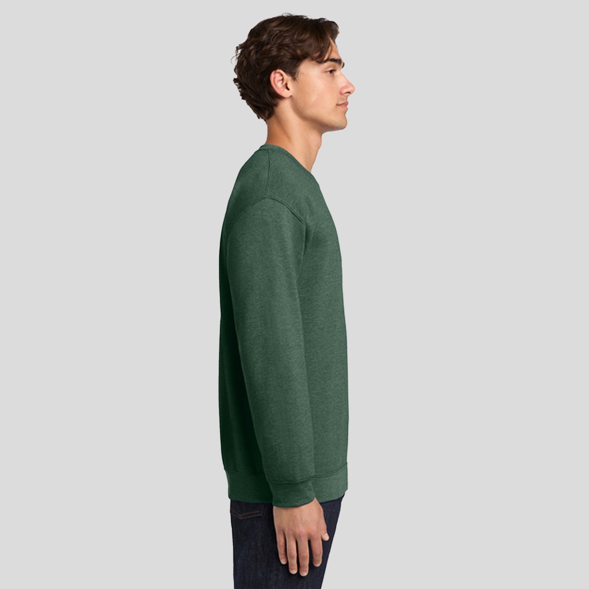 Heavy Blend™ Crewneck Sweatshirt | Heather Dark Green