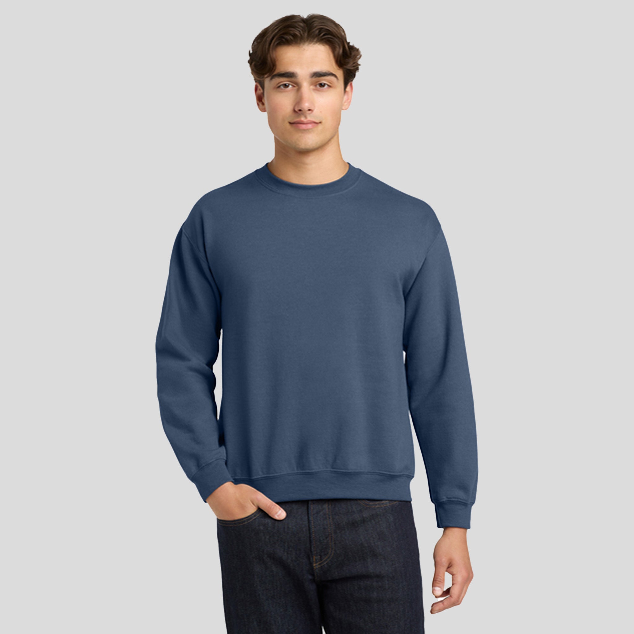 Heavy Blend™ Crewneck Sweatshirt | Indigo Blue