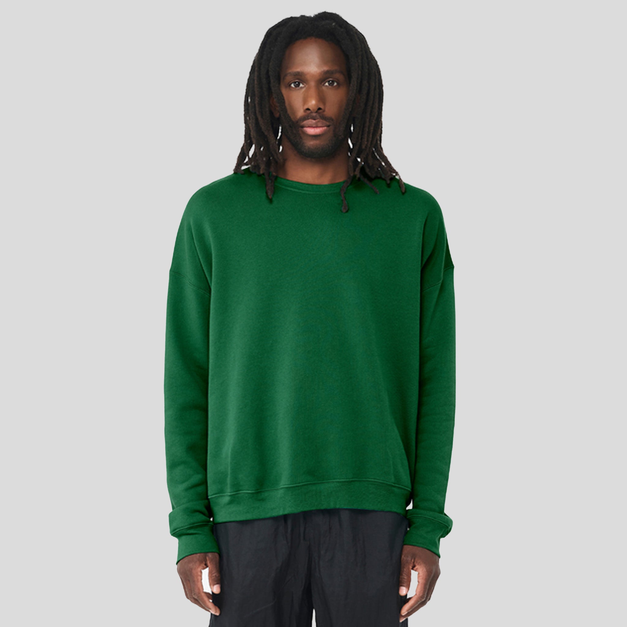 Unisex Sponge Fleece Drop Shoulder Sweatshirt | Kelly